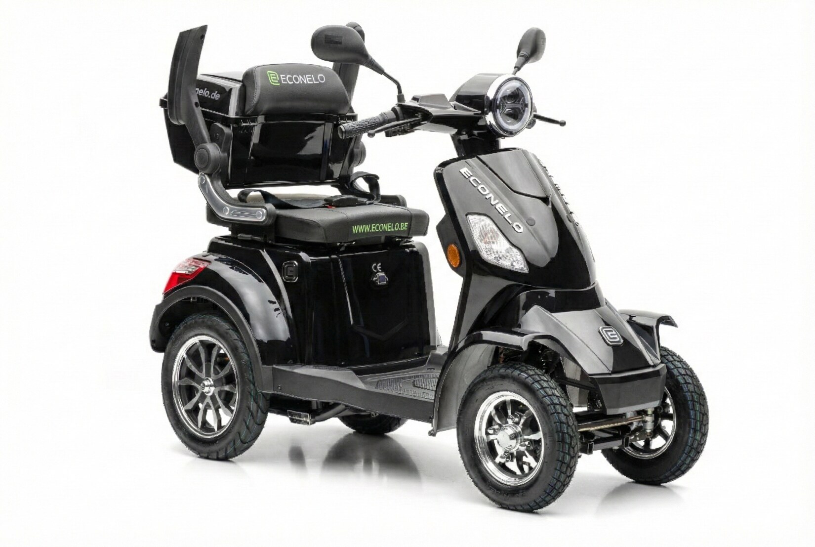 Econelo E-Seniorenmobil Voltrixx, Lithium-Akku, 4-Rad, 1000 Watt, Schwarz | 04227425670434