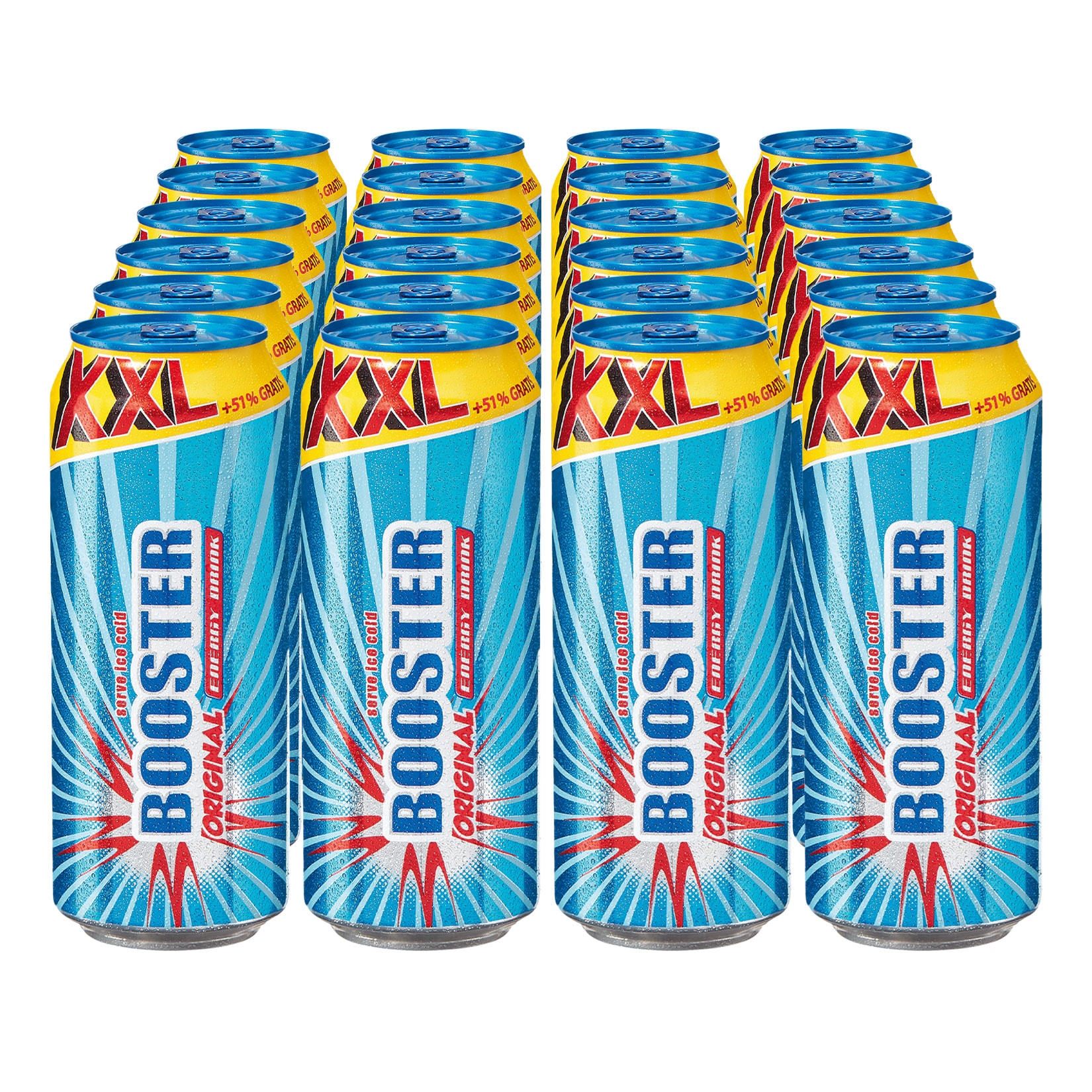 Booster Energy Drink Original XXL 0,5 Liter, 24er Pack - Bild 1