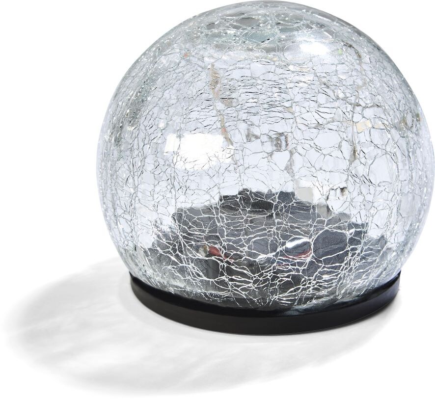 Bodenleuchte cracked, warmweiß