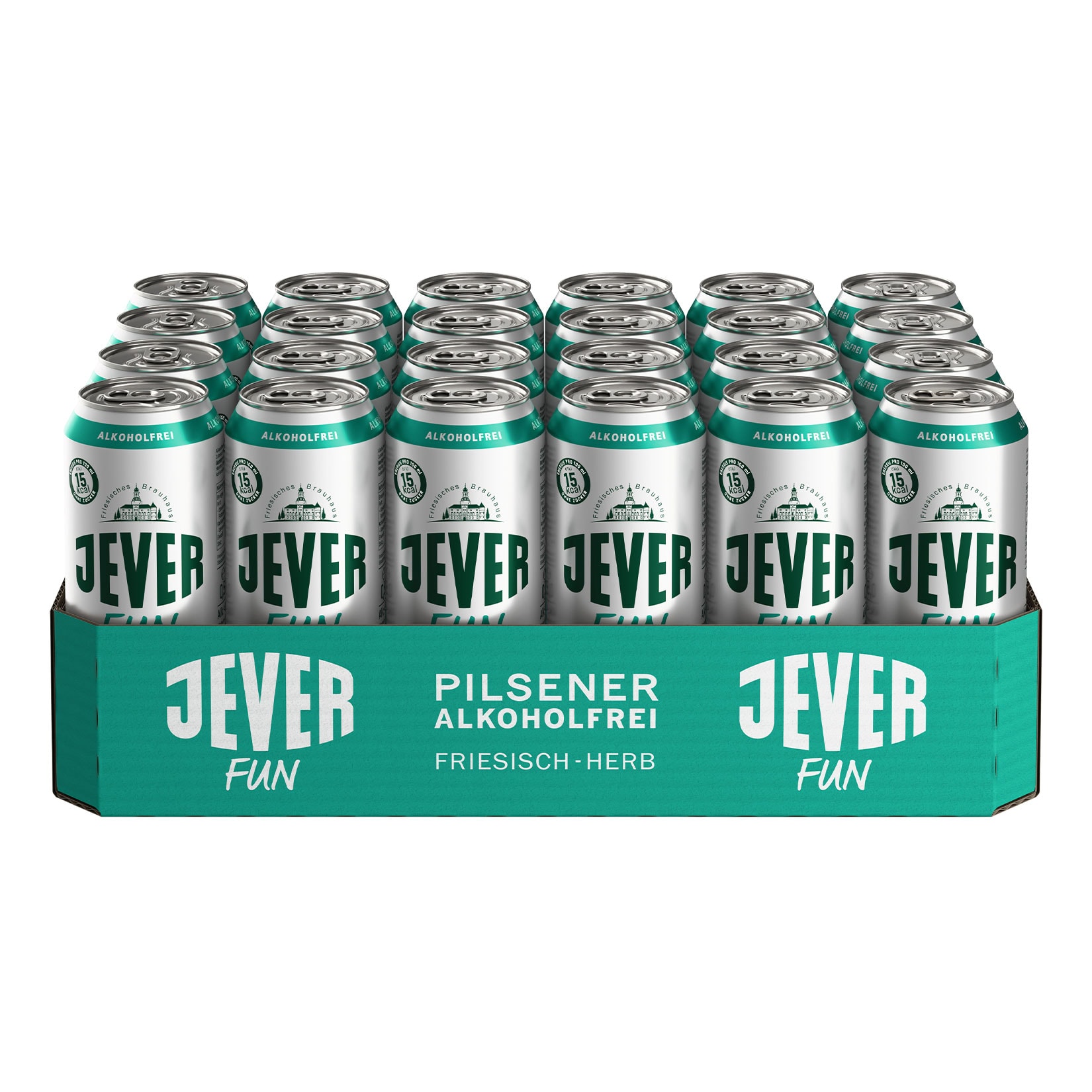 Jever Fun Pilsener Alkoholfrei Jever 0,5 Liter Dose, 24er Pack - Bild 1