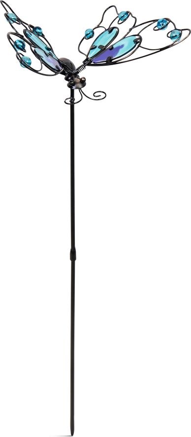 Metall Dekostecker, blau - Bild 1