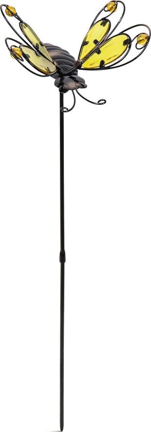 Metall Dekostecker, gelb - Bild 1