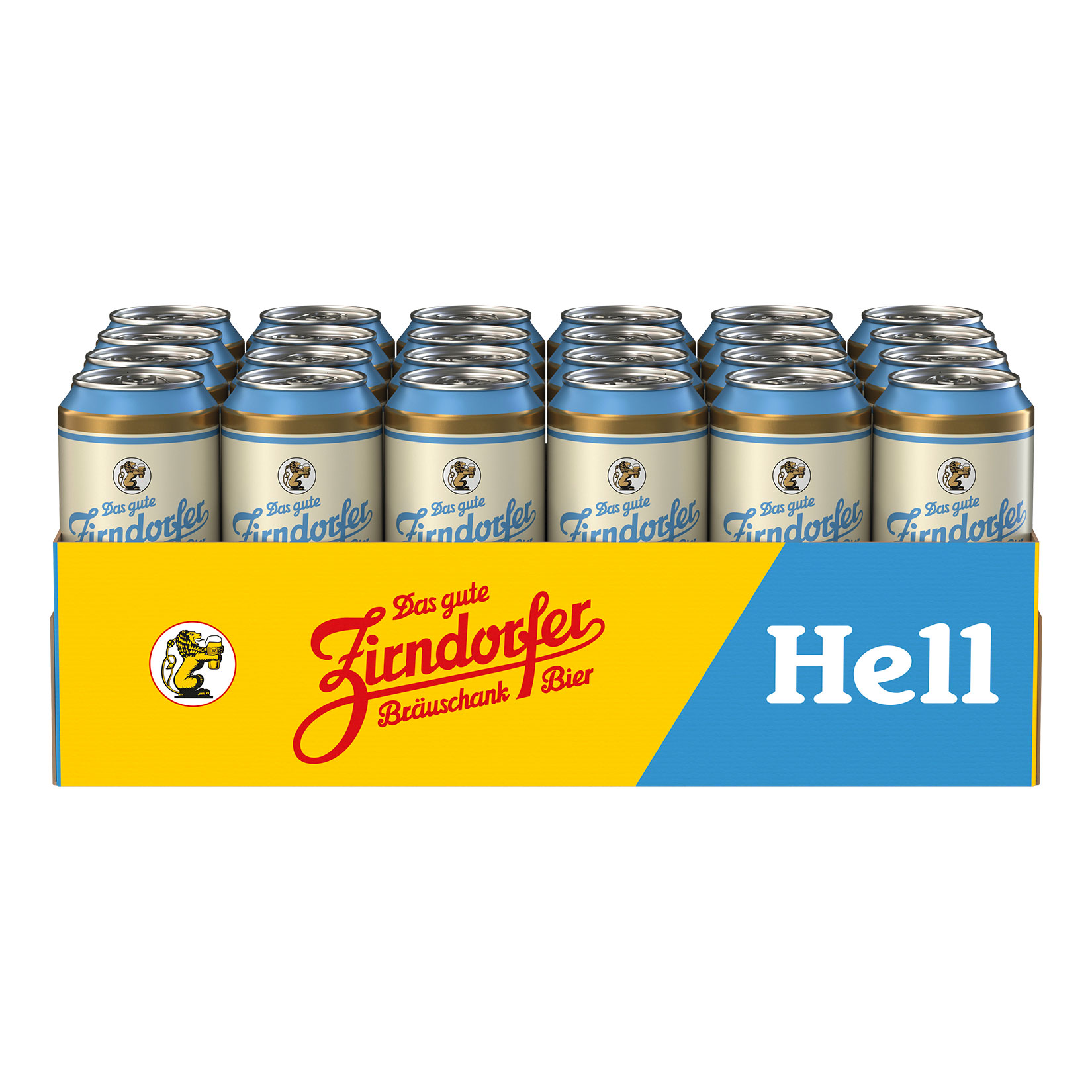 Zirndorfer Hell 4,8% vol 0,5 Liter Dose, 24er Pack - Bild 1