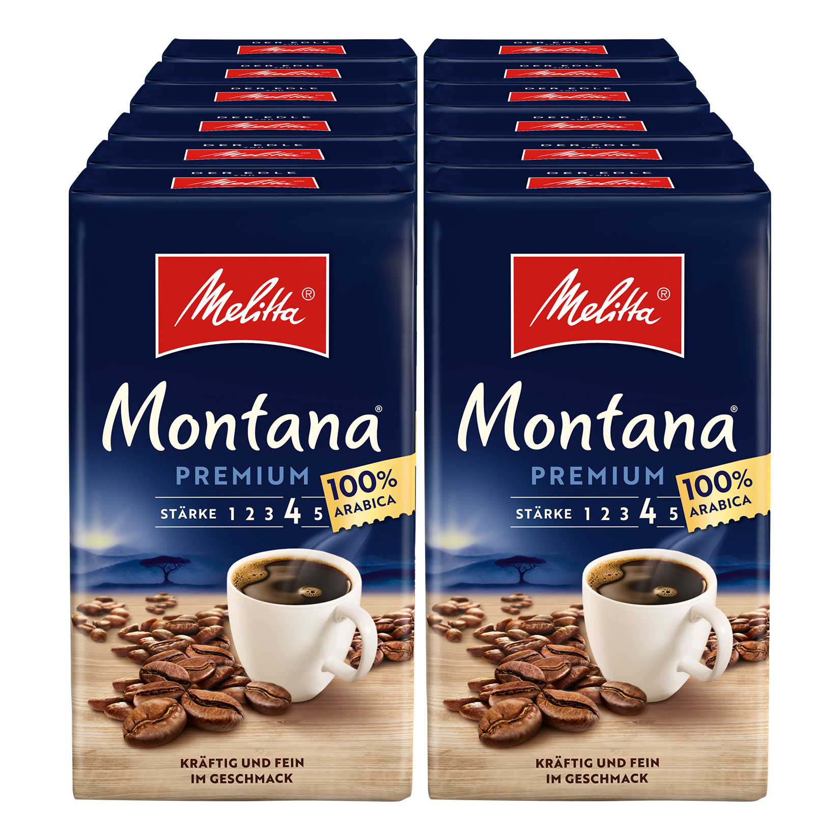 Melitta Montana Premium 500 g, 12er Pack - Bild 1
