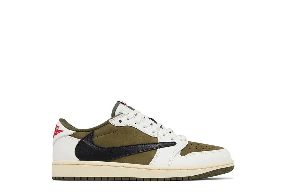 Jordan 1 Retro Low OG SP Travis Scott Medium Olive - EU43