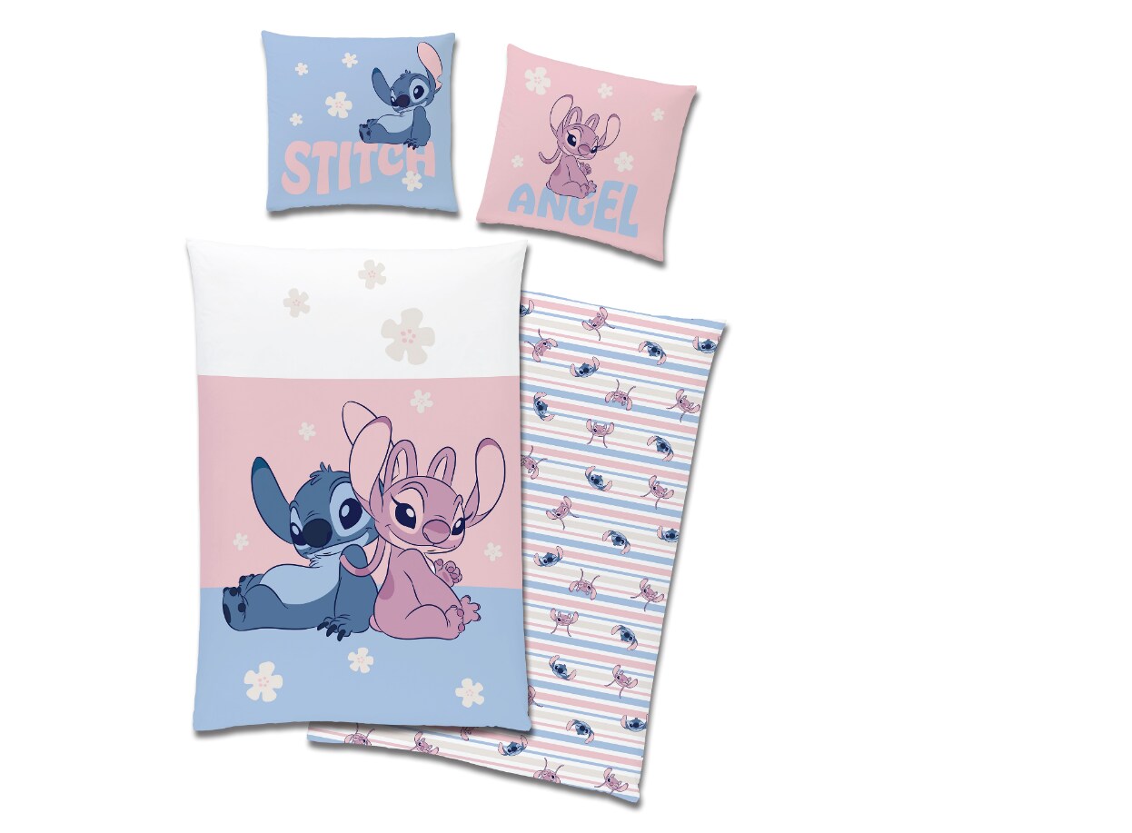 Disney Bettw&auml;sche Lizenz 2tlg. - Stitch - Bild 1