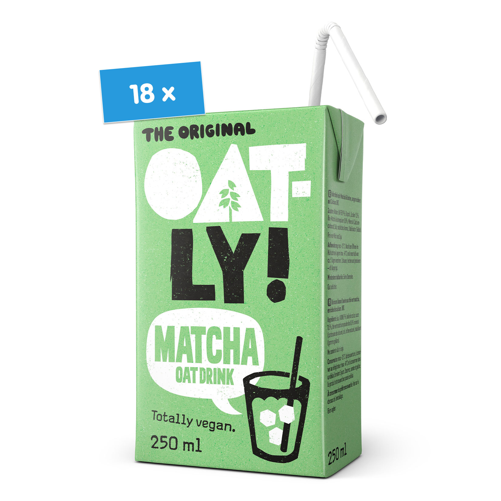 Oatly Oat Drink Matcha 250 ml, 18er Pack - Bild 1
