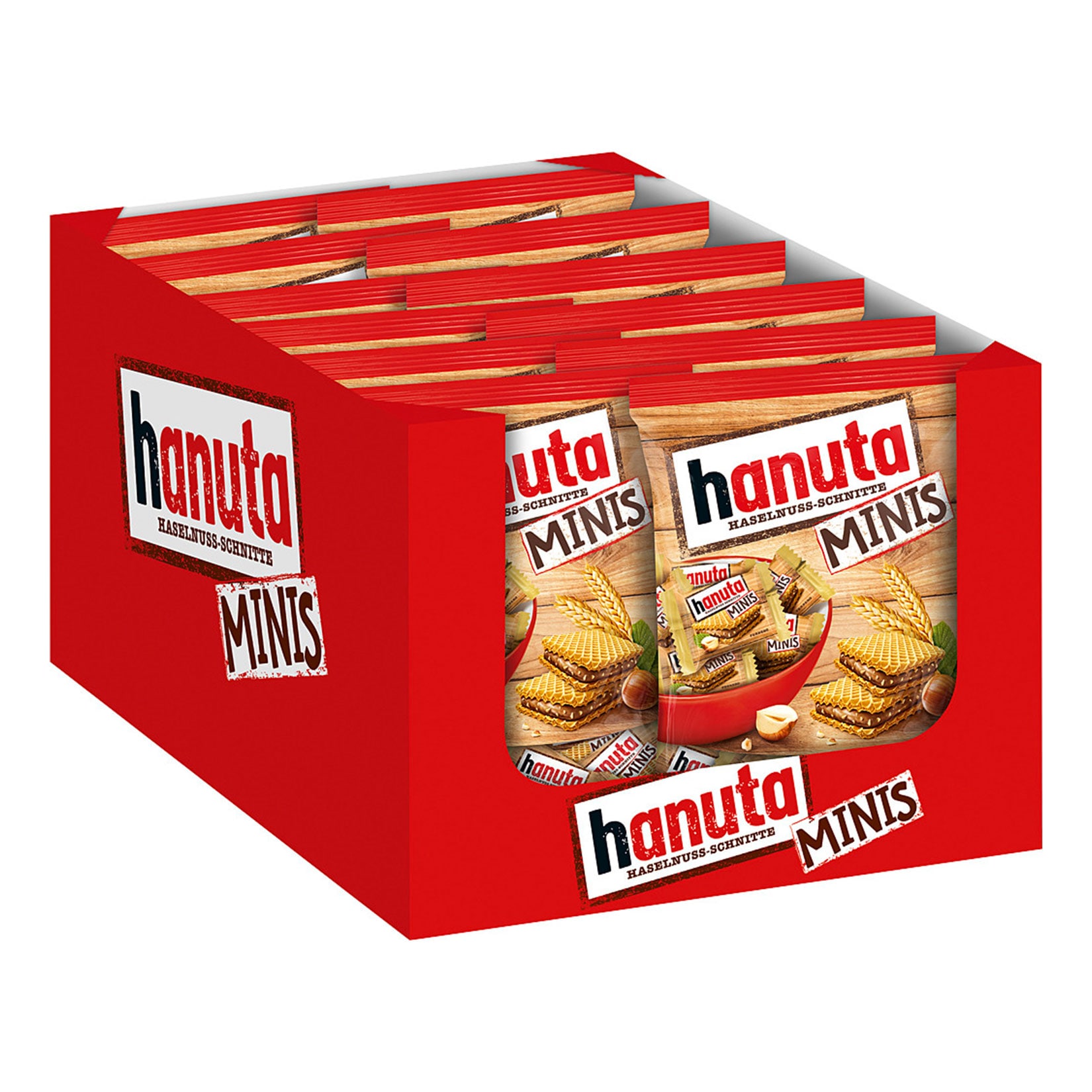 Ferrero Hanuta Mini 200 g, 12er Pack - Bild 1