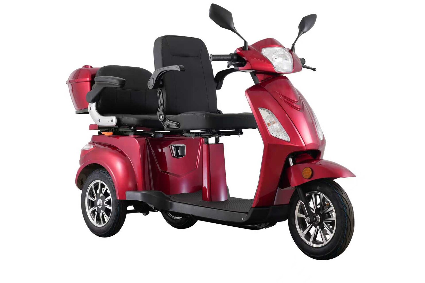 ECONELO E-Seniorenmobil Billy 2.0, Blei-Akku, 3-Rad, 60V, 1000 Watt, normal Sitz, Rot