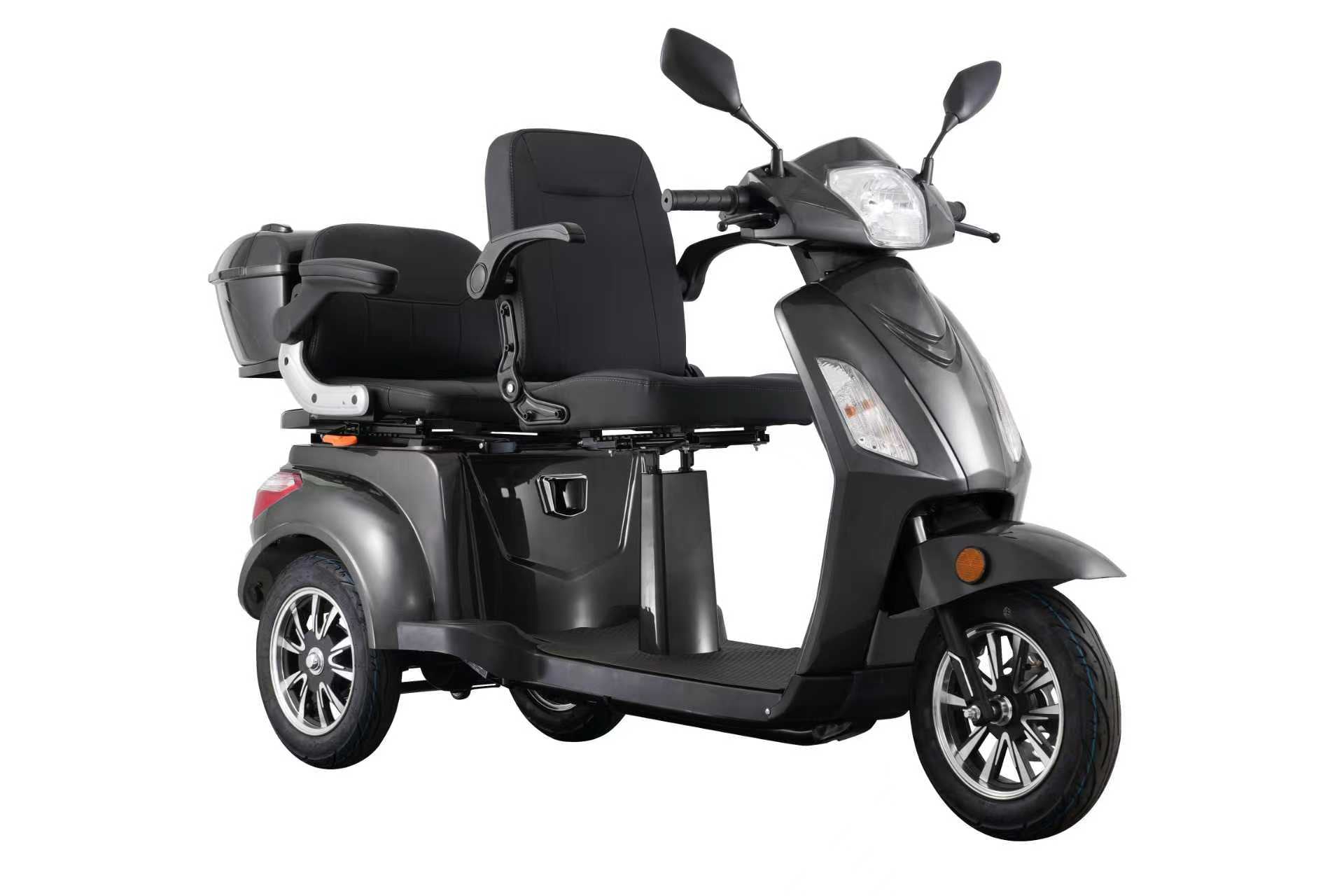 ECONELO E-Seniorenmobil Billy 2.0, Blei-Akku, 3-Rad, 60V, 1000 Watt, normal Sitz, Grau - Bild 1
