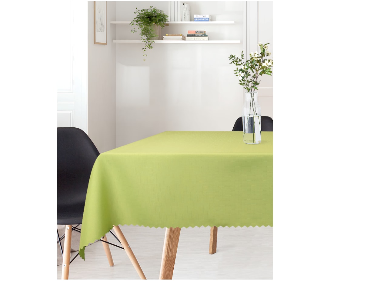 Dekor Tischdecke Uni - 100x140cm green banana - Bild 1