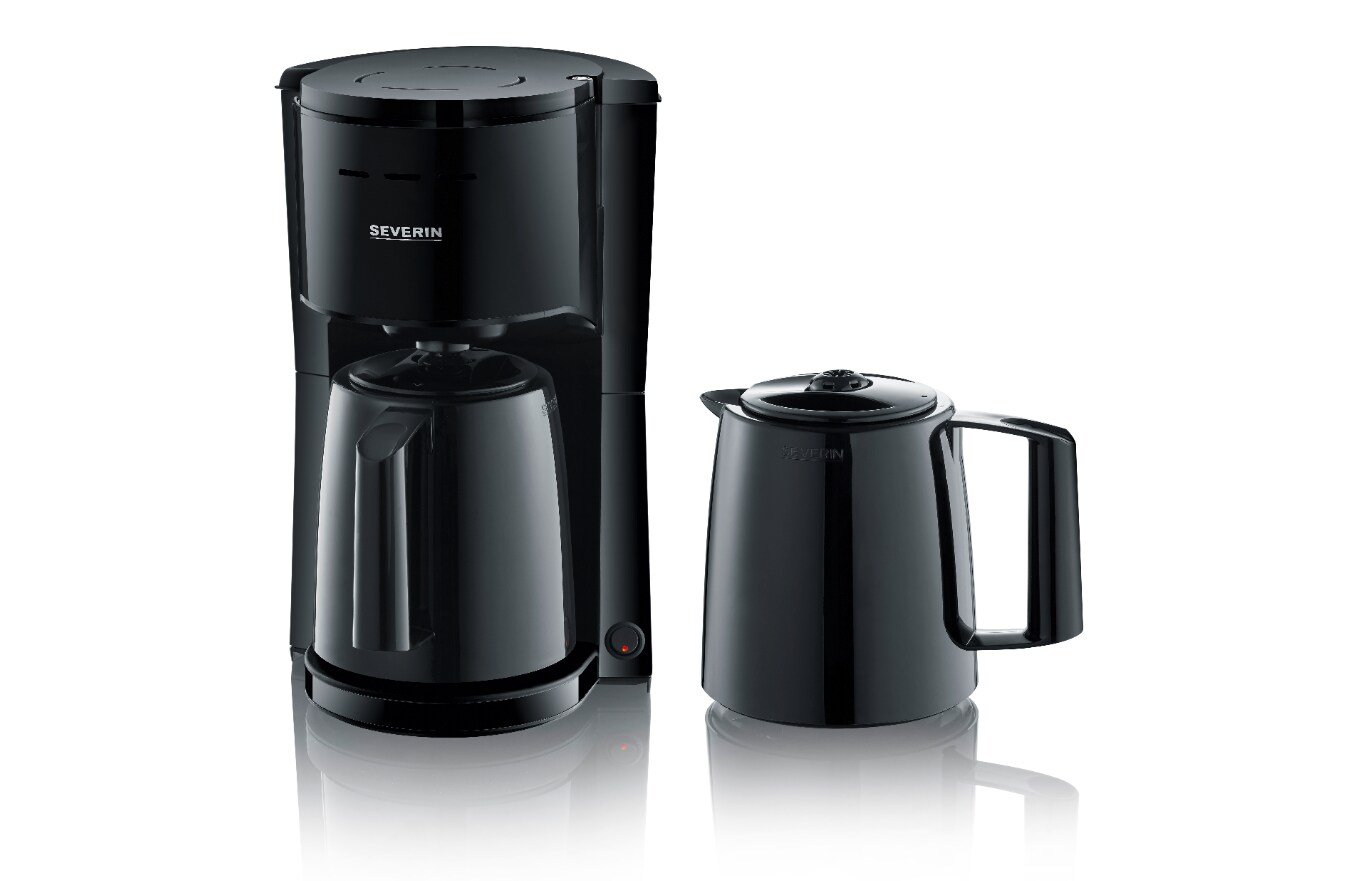 Filterkaffeemaschine mit zwei Thermokannen
