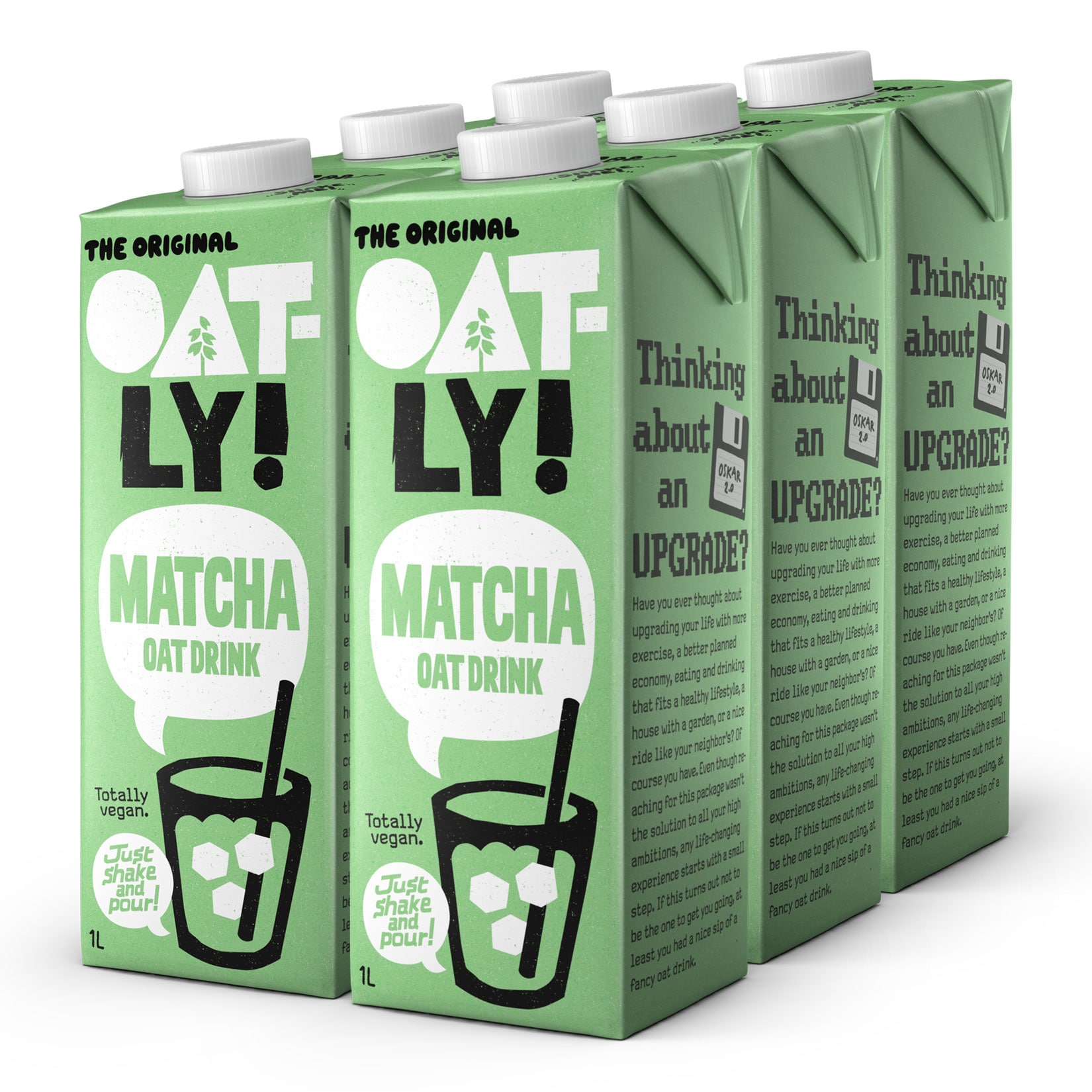 Oatly Matcha Drink 1 Liter, 6er Pack - Bild 1