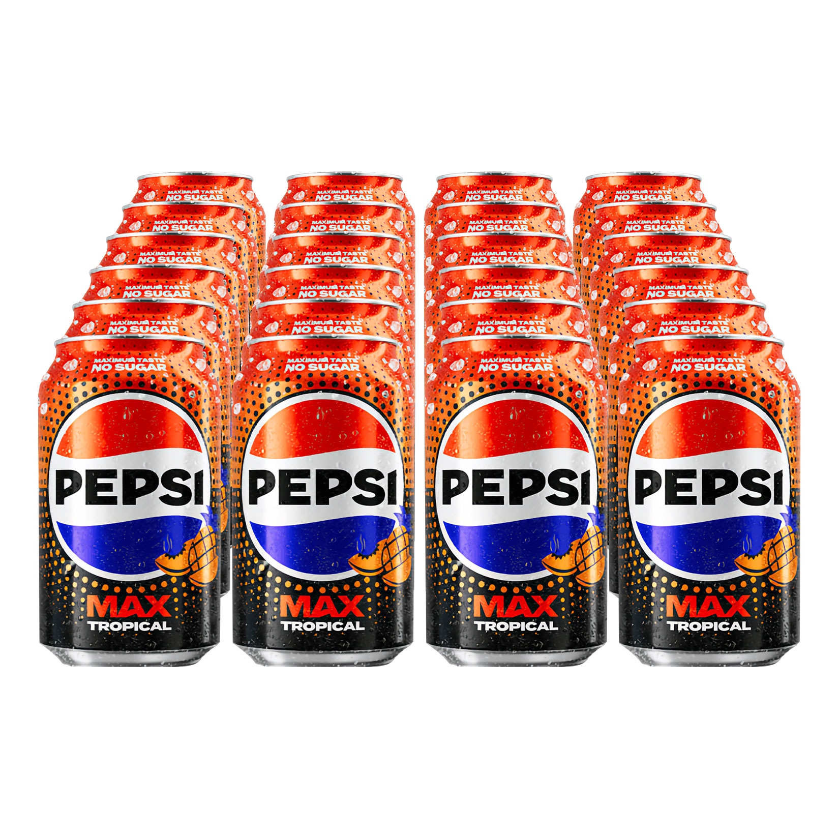Pepsi Max Tropical 0,33 Liter Dose, 24er Pack - Bild 1
