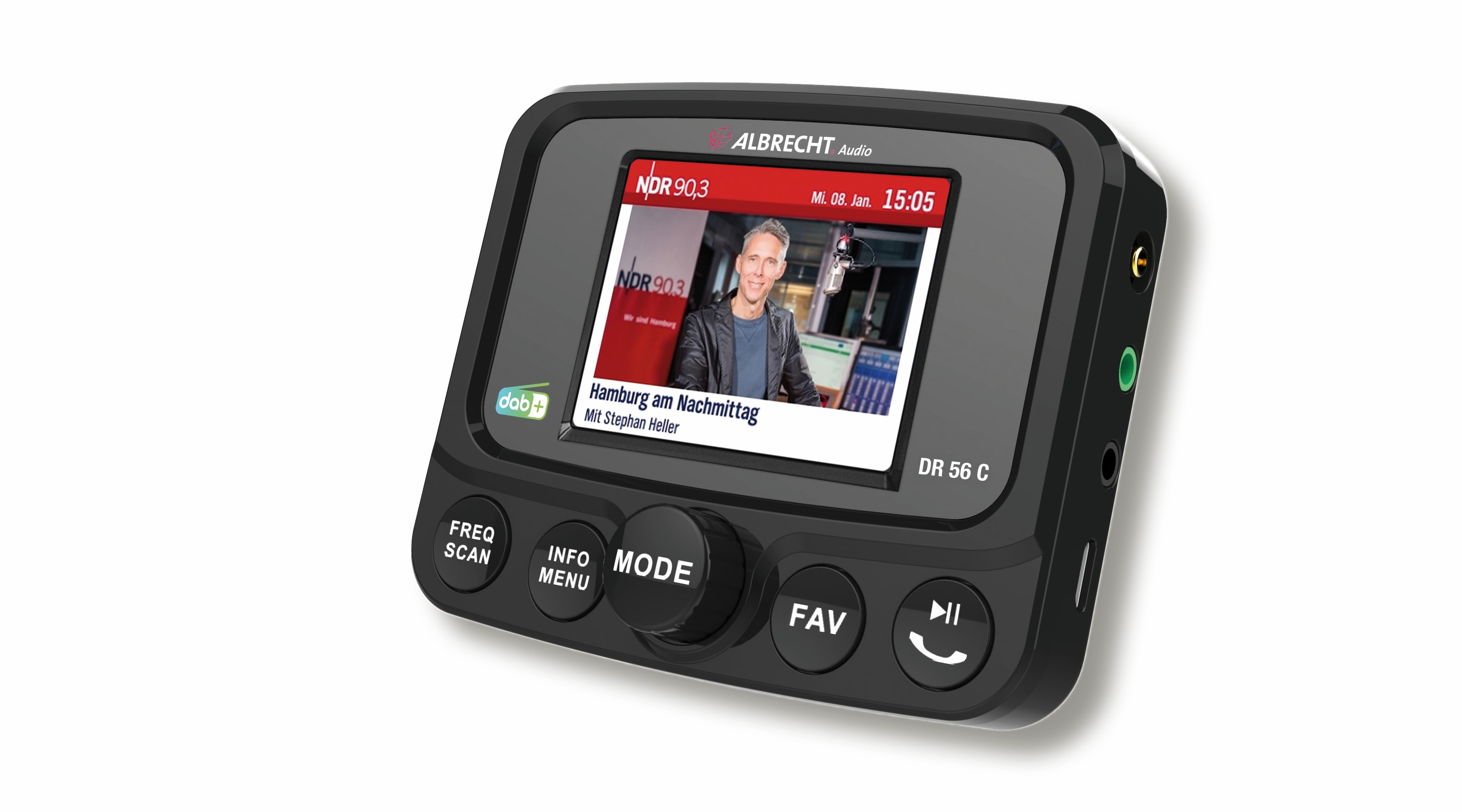 Albrecht DR 56 C Digitalradio Tuner mit Farbdisplay Bluetooth - Bild 1