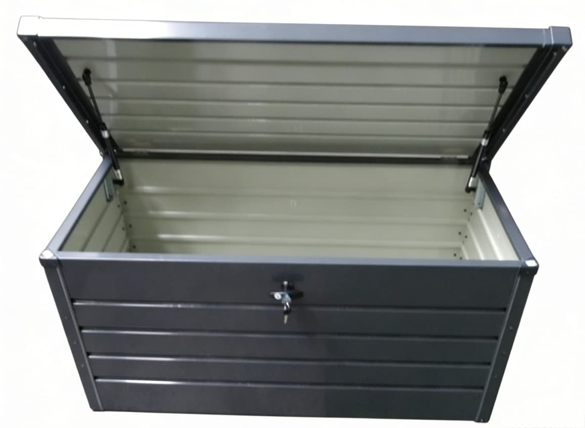 Metall-Aufbewahrungsbox - M - 400L, ca. 120 &times; 61,5 &times; 63 cm - Bild 1