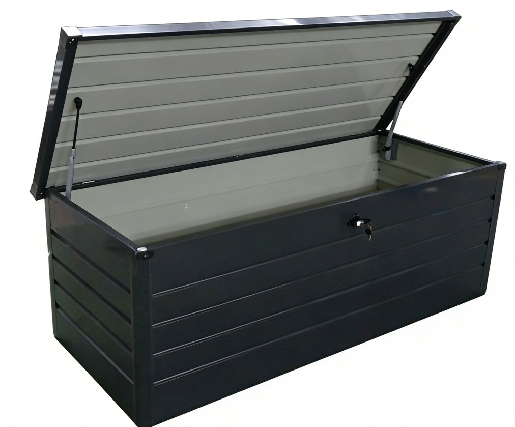 Metall-Aufbewahrungsbox - L - 600L, ca. 165 × 70 × 63 cm