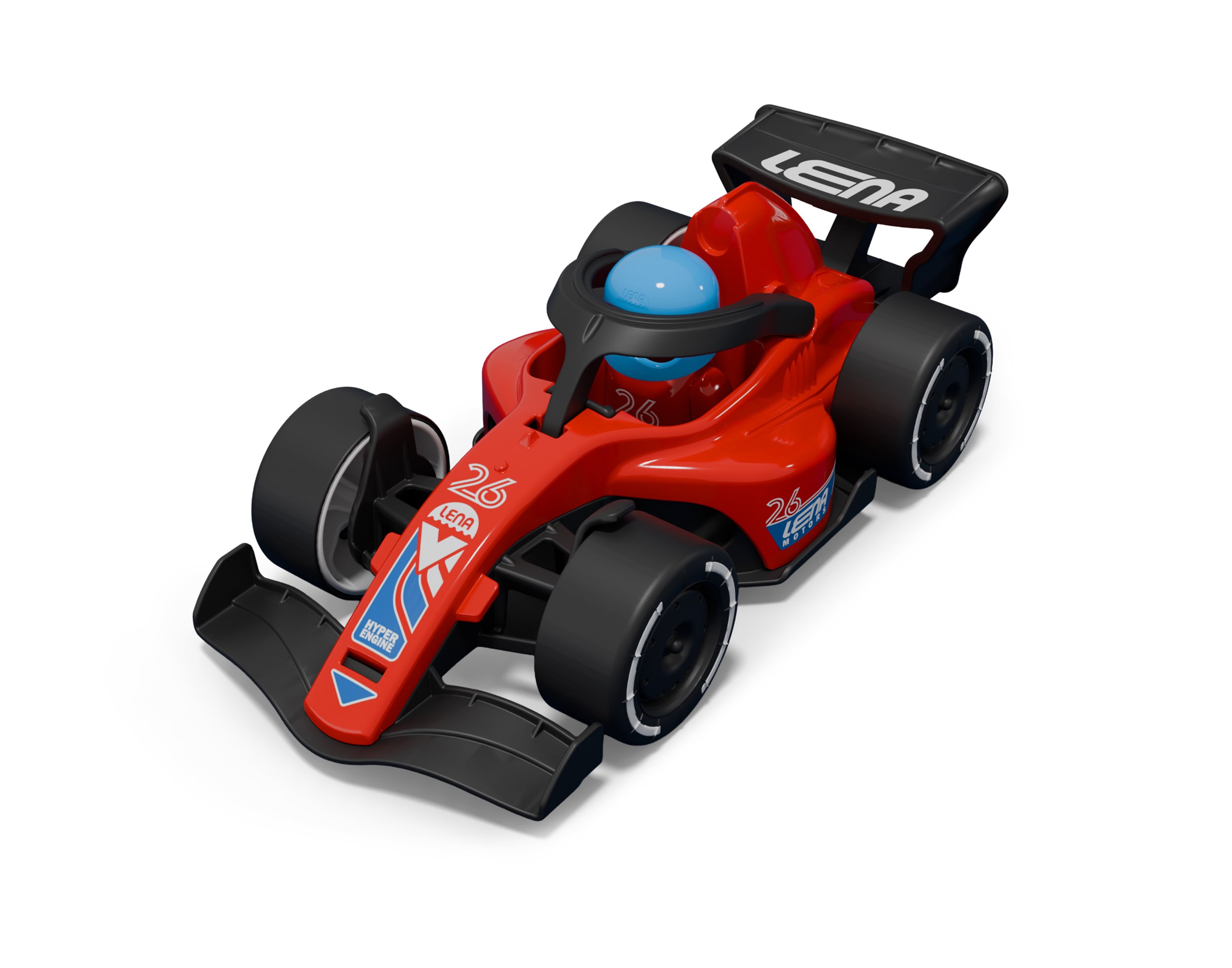 Formel Rennwagen, rot - Bild 1