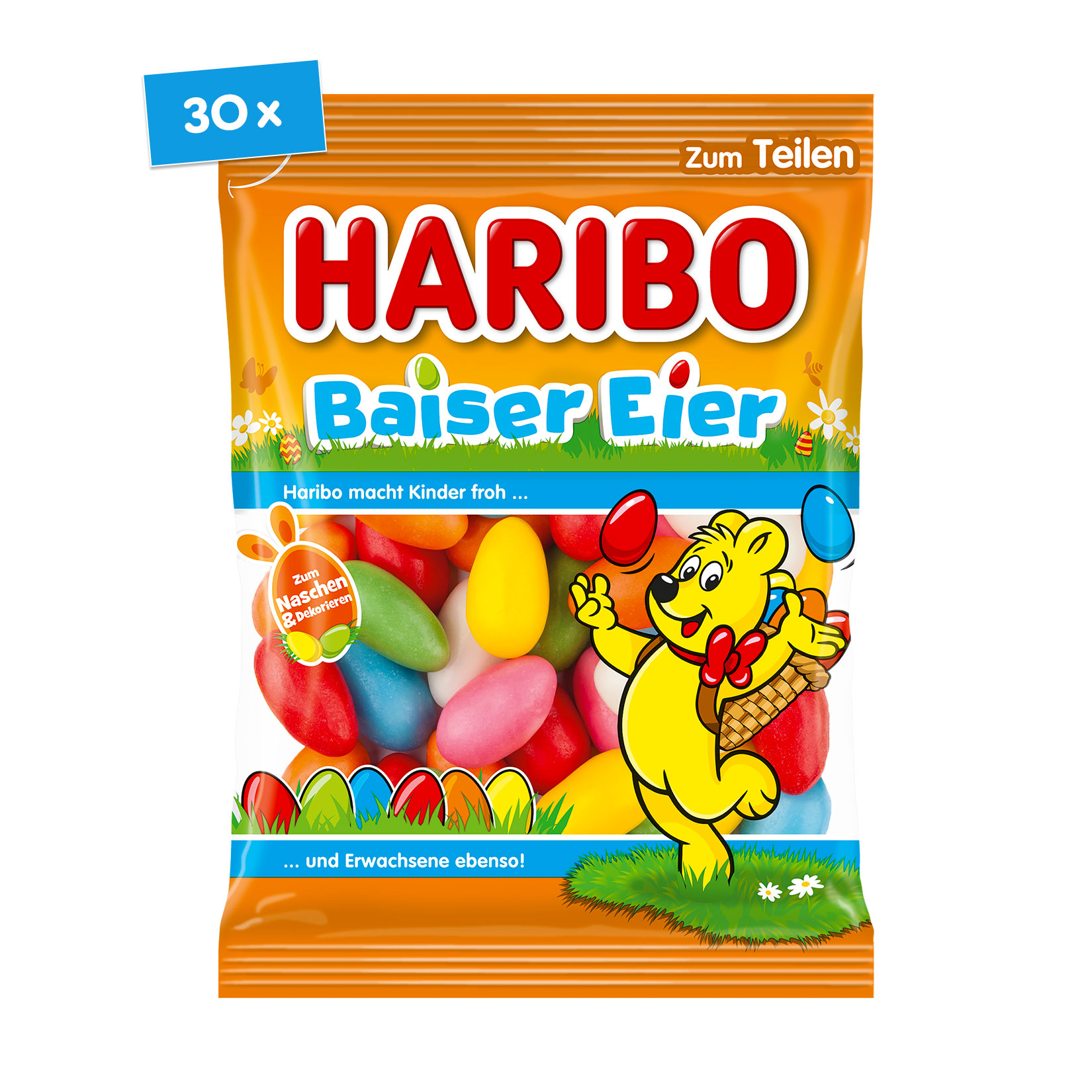 Haribo Baiser Eier 175g, 30er Pack - Bild 1