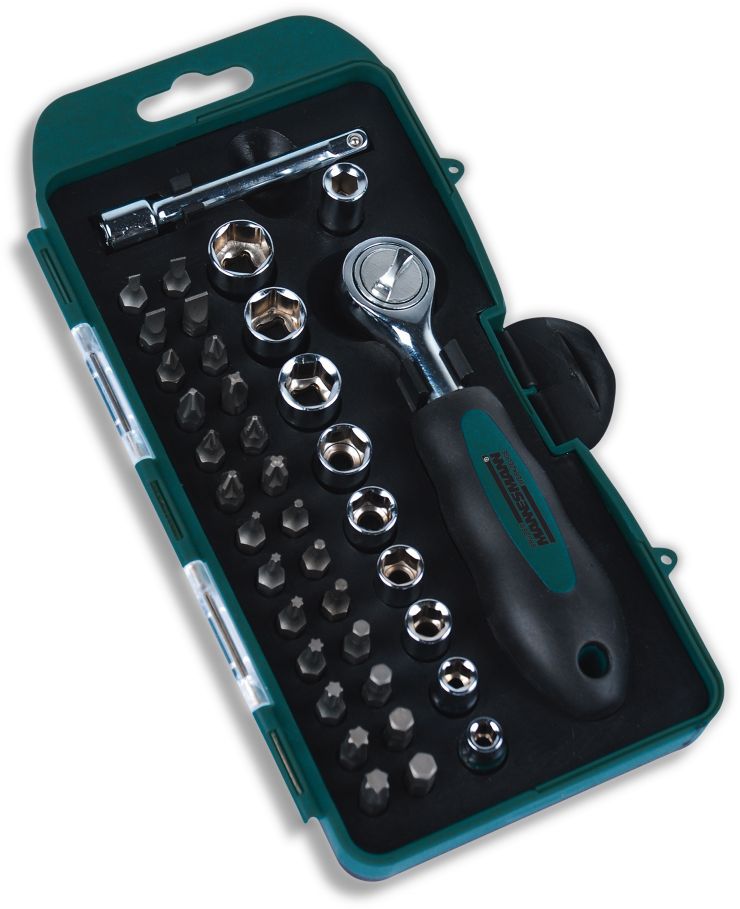 Steckschl&uuml;sselsatz 1/2", 12-teilig - Bild 1
