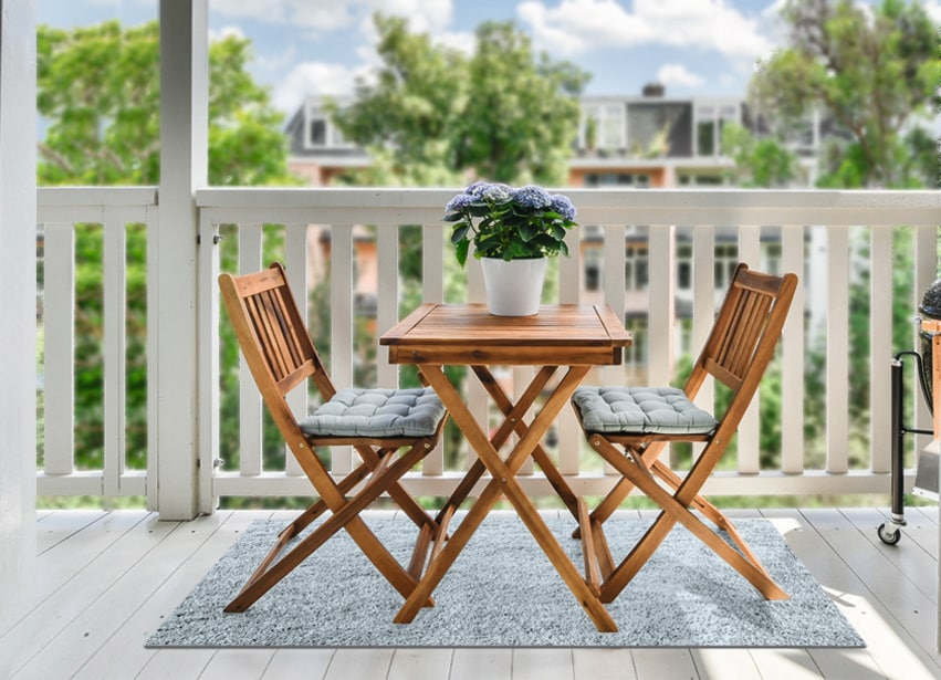 Rasenteppich 100x200 cm, grau - Bild 1