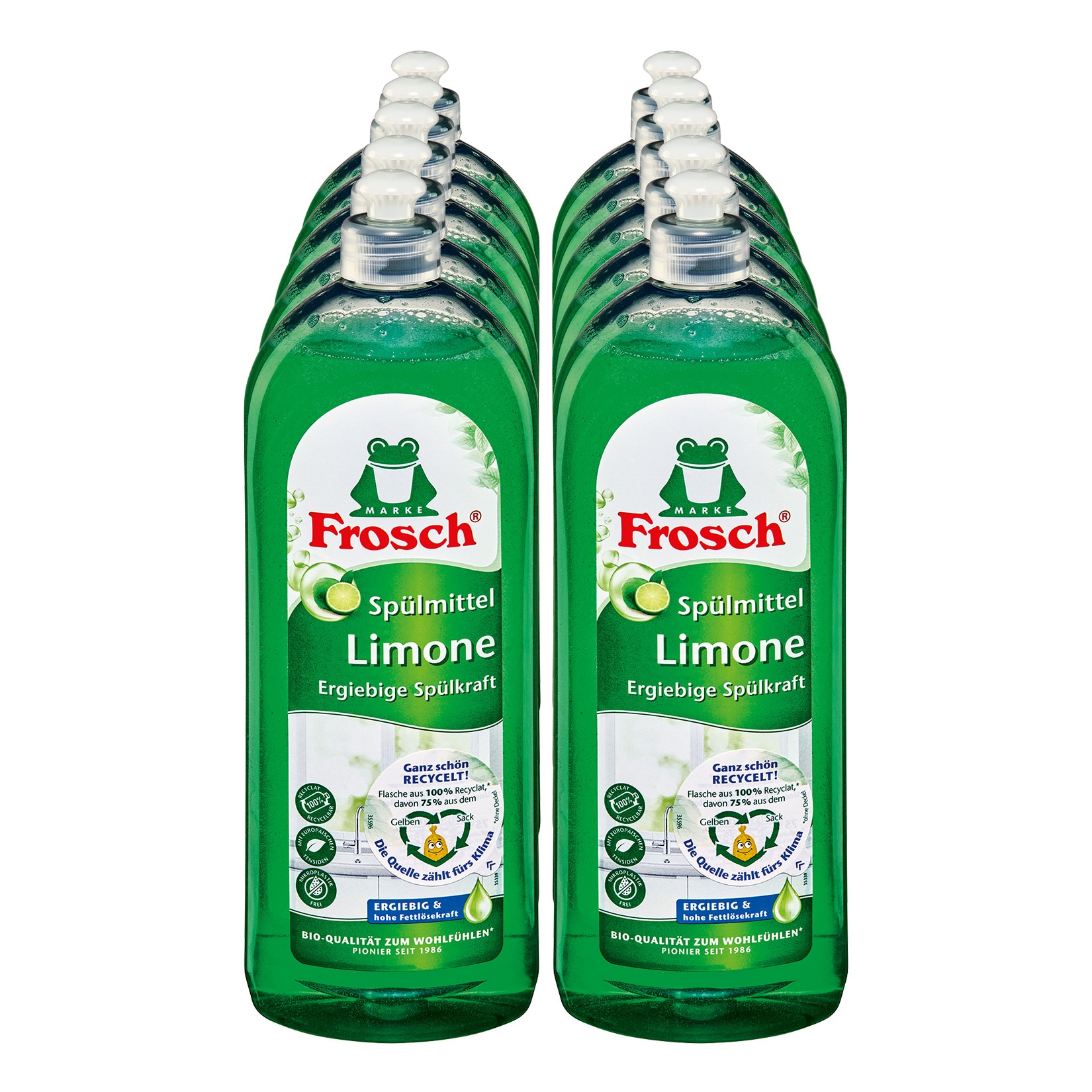 Frosch Sp&uuml;lmttel Limone 750 ml, 10er Pack - Bild 1