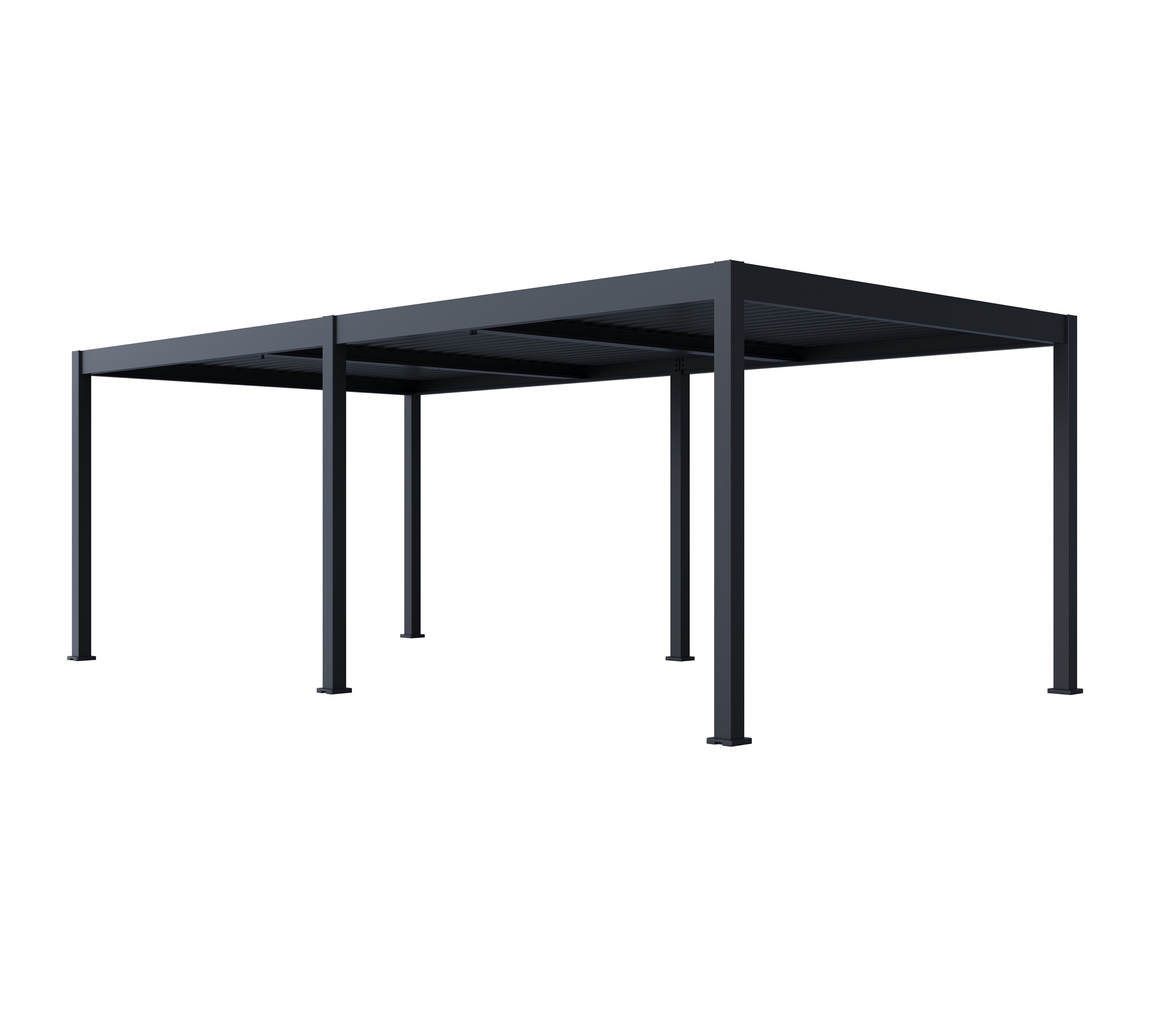 Paragon Outdoor Pergola Grand Tuscan 1224 | inkl. Lamellendach Anthrazit | 369x721x265cm - Bild 1