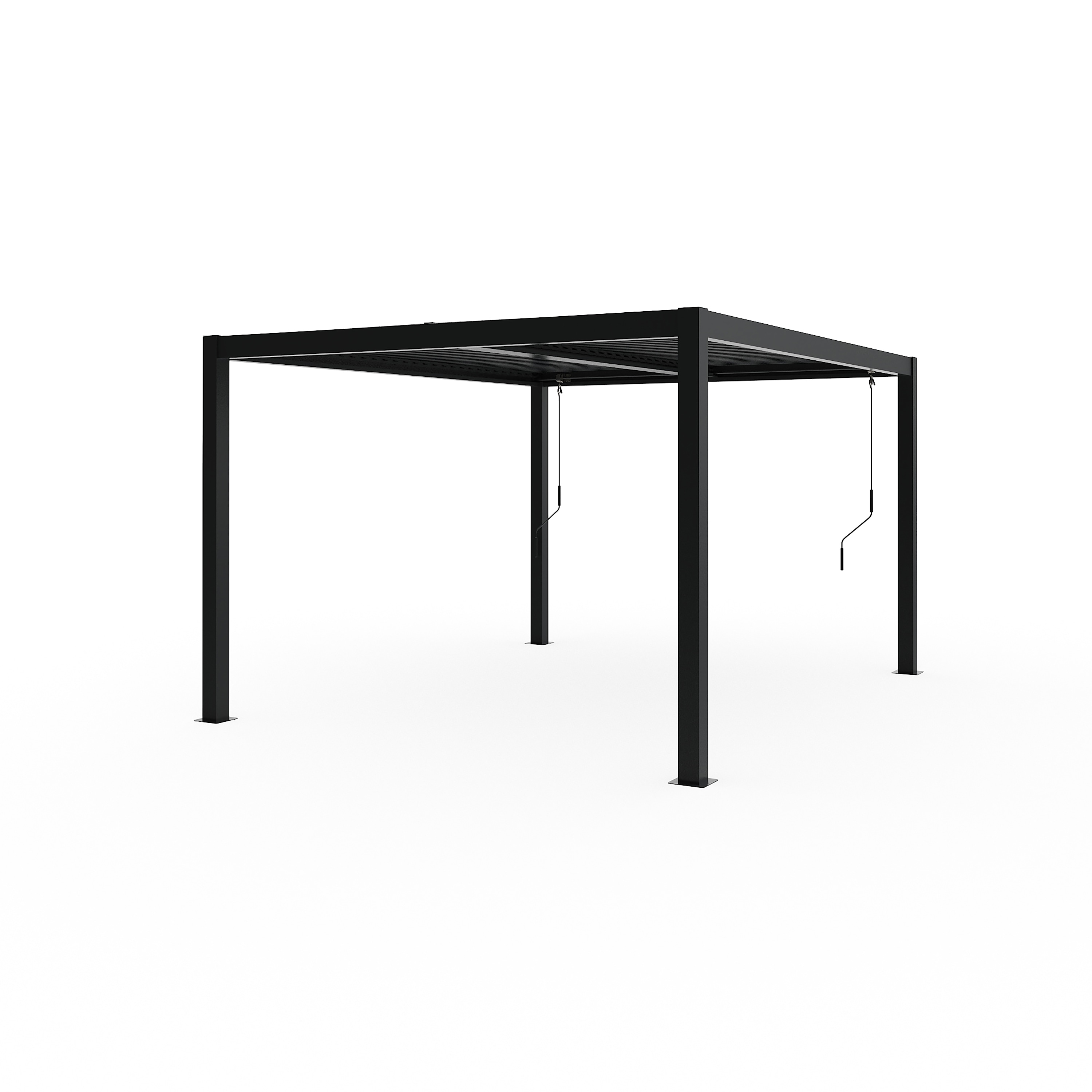 Sojag Pergola Milo 1012 Schwarz | 365,5x297,5x224,6cm - Bild 1