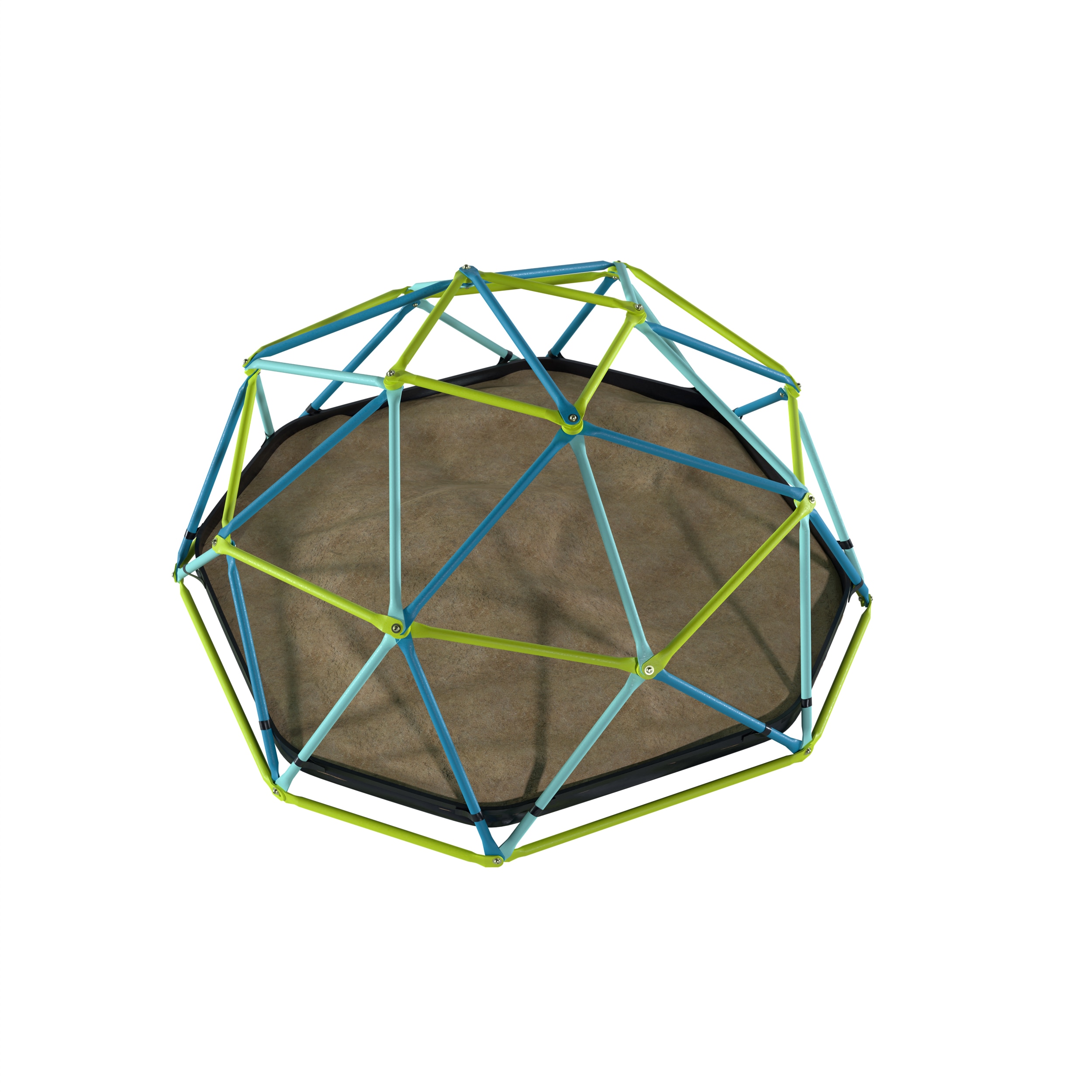 TP Toys Kletterger&uuml;st mit Sandkasten Metal Dome Blau | 188x188x78cm - Bild 1