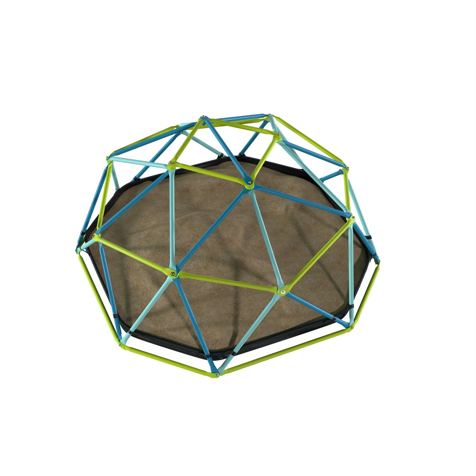 TP Toys Klettergerüst mit Sandkasten Metal Dome Blau 188x188x78cm