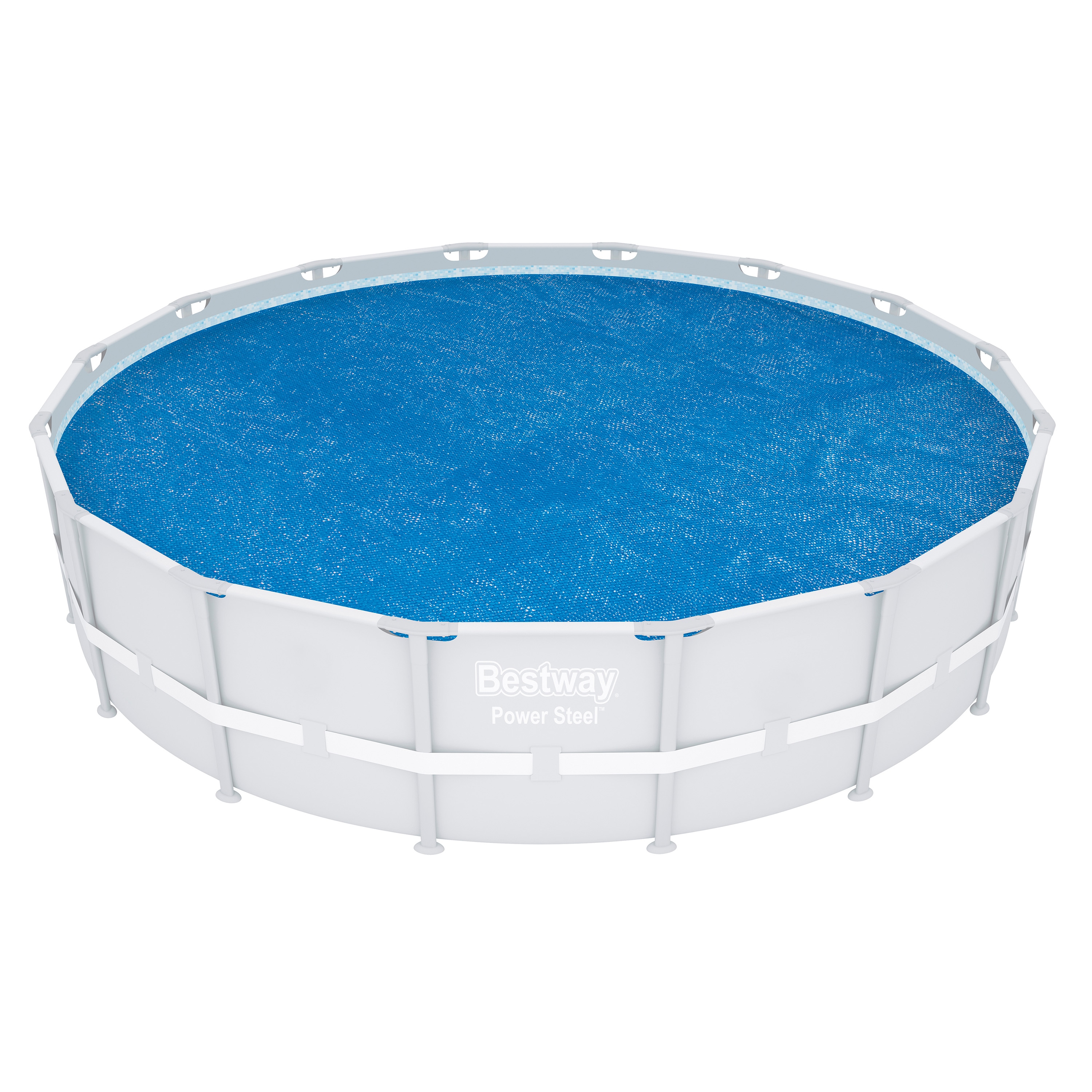 Bestway&reg; PE-Solarabdeckplane &Oslash; 356 cm, blau, rund - Bild 1