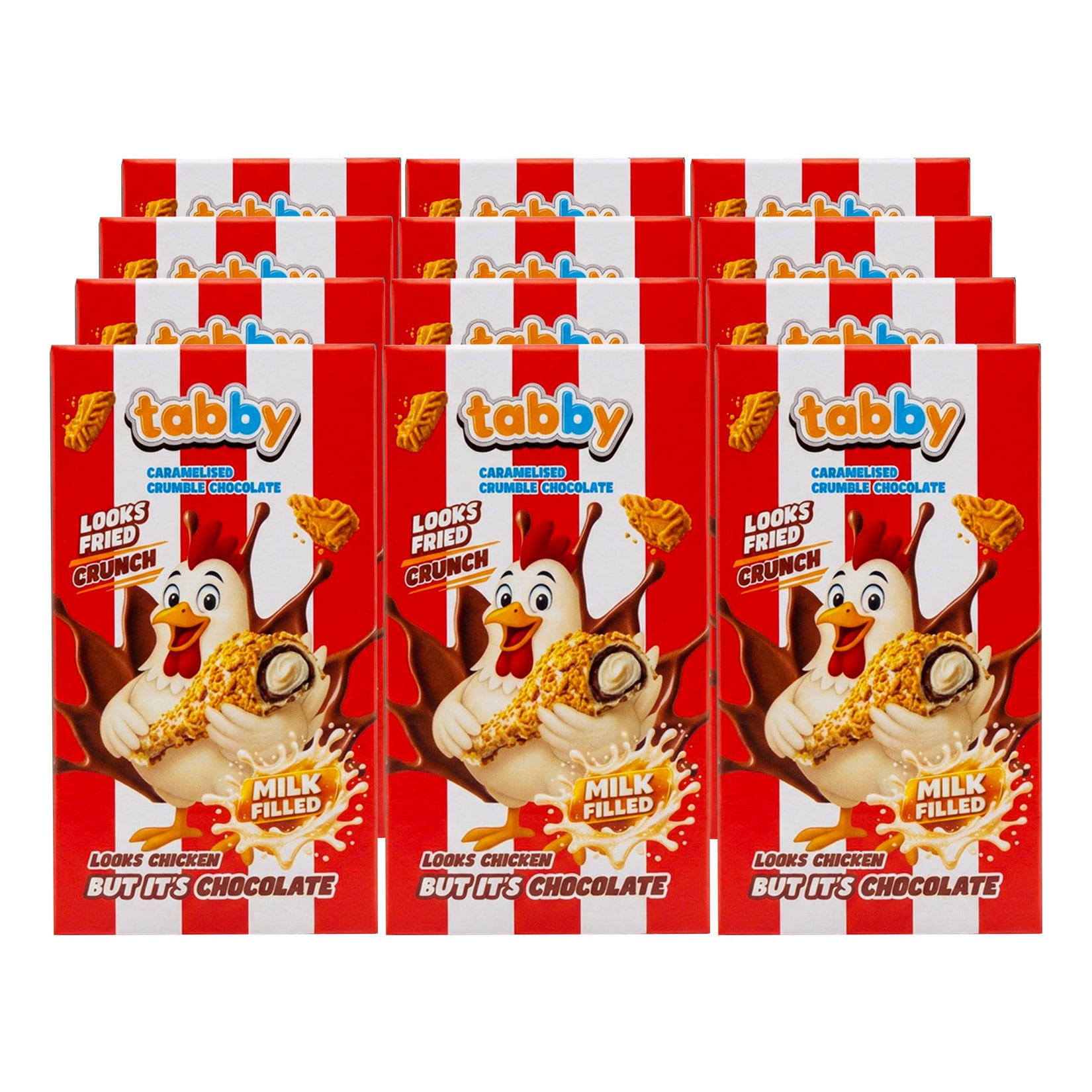 Tabby Chocolate Chicken 50 g, 12er Pack - Bild 1