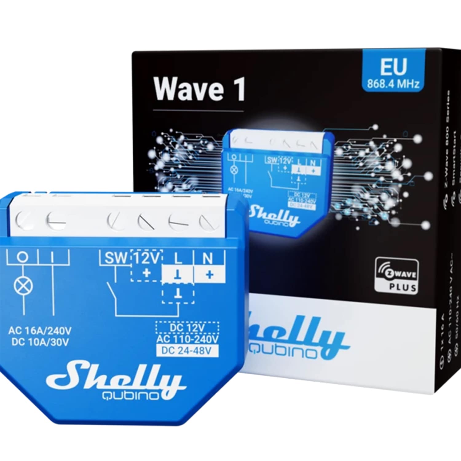 Shelly Qubino Wave 1 Relais 16A - Bild 1