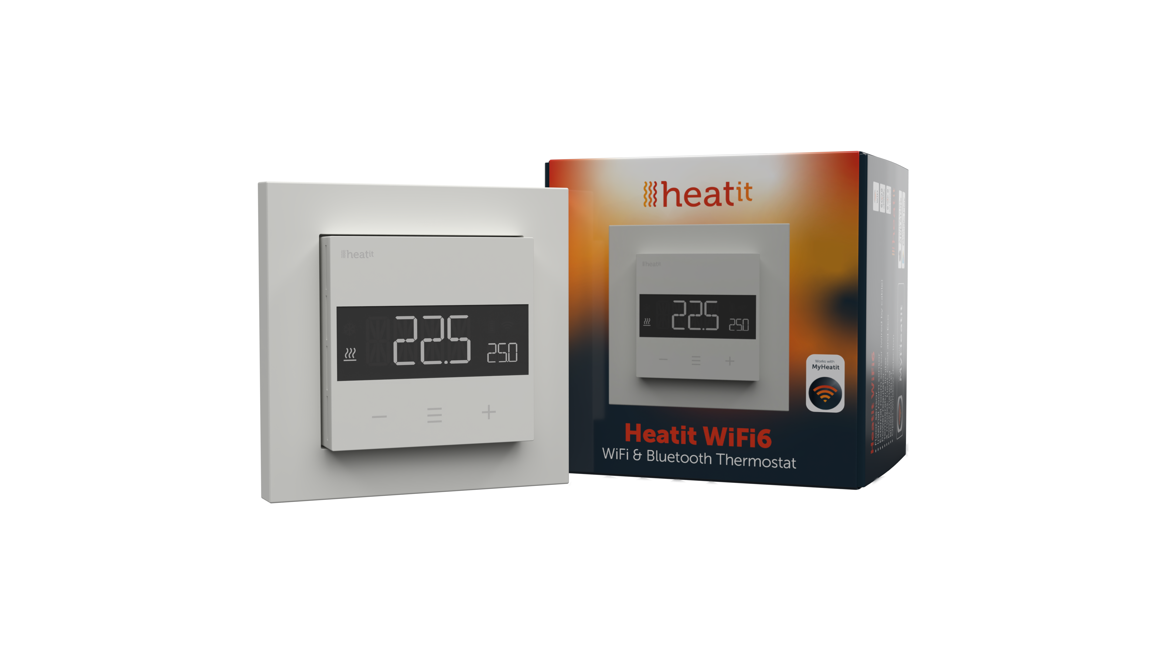 Heatit WiFi6 Thermostat (Wei&szlig; RAL 9003) - Bild 1