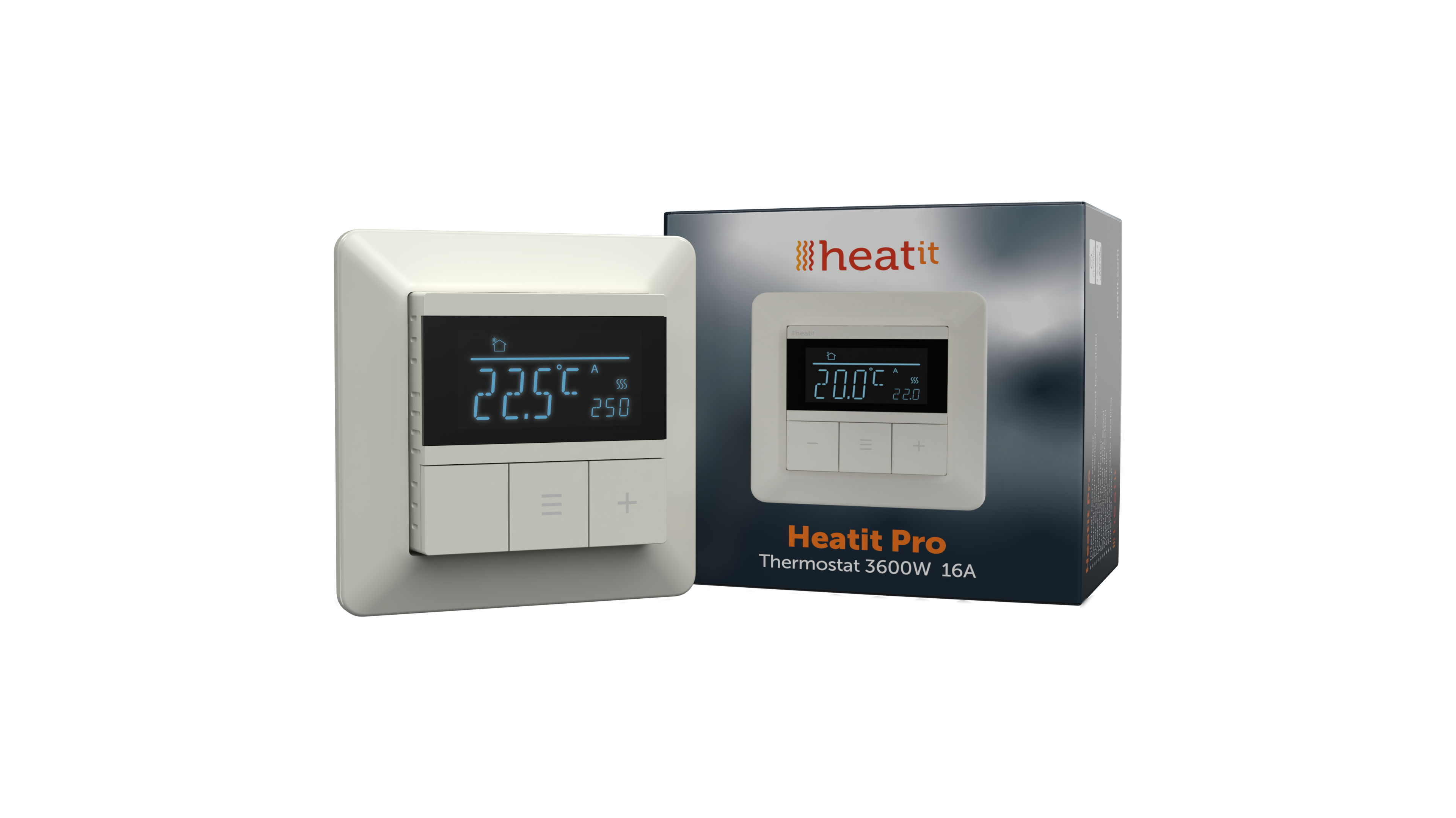 Heatit Pro Thermostat (Wei&szlig; RAL 9010) - Bild 1