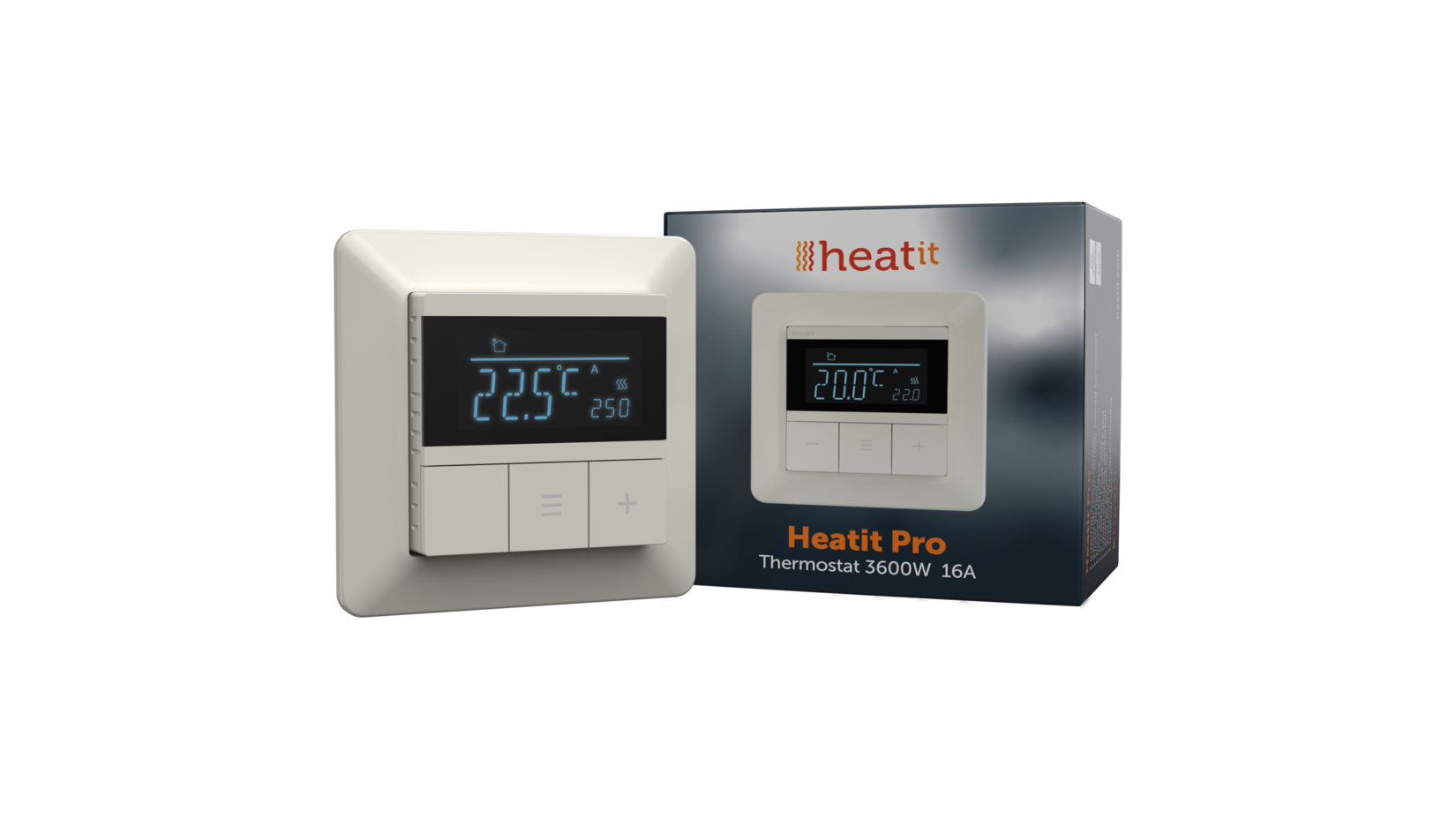Heatit Pro Thermostat (Weiß RAL 9010)
