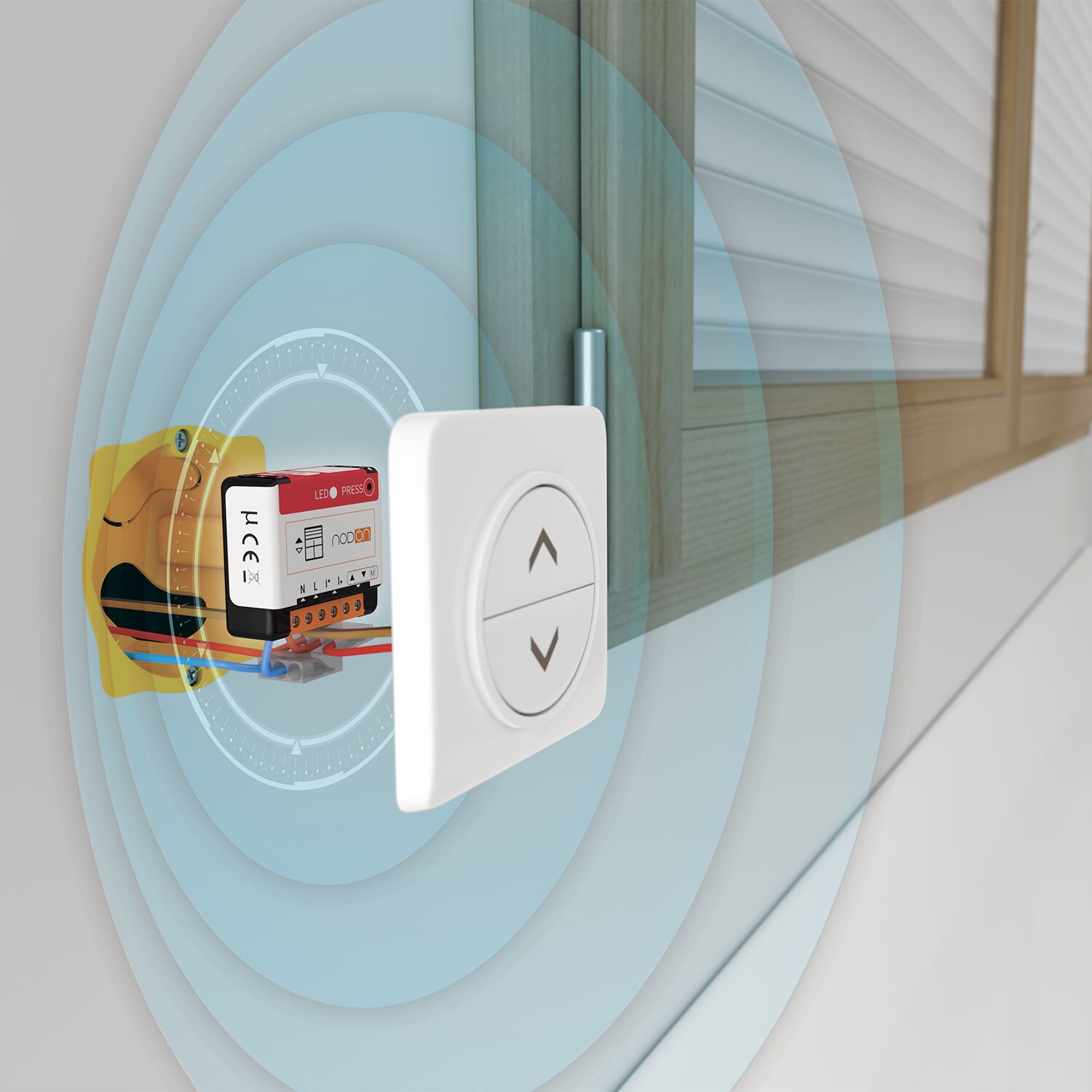 NodOn Zigbee Roller Shutter Relay Switch Rollladenschalter SIN-4-RS-20 - Bild 1
