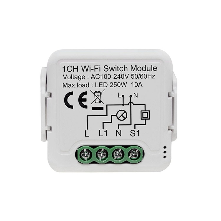 Netplus 1-channel Relay Switch 10A WLAN Relais Schalter 1-Kanal SmartLife oder Tuya Smart App - Bild 1
