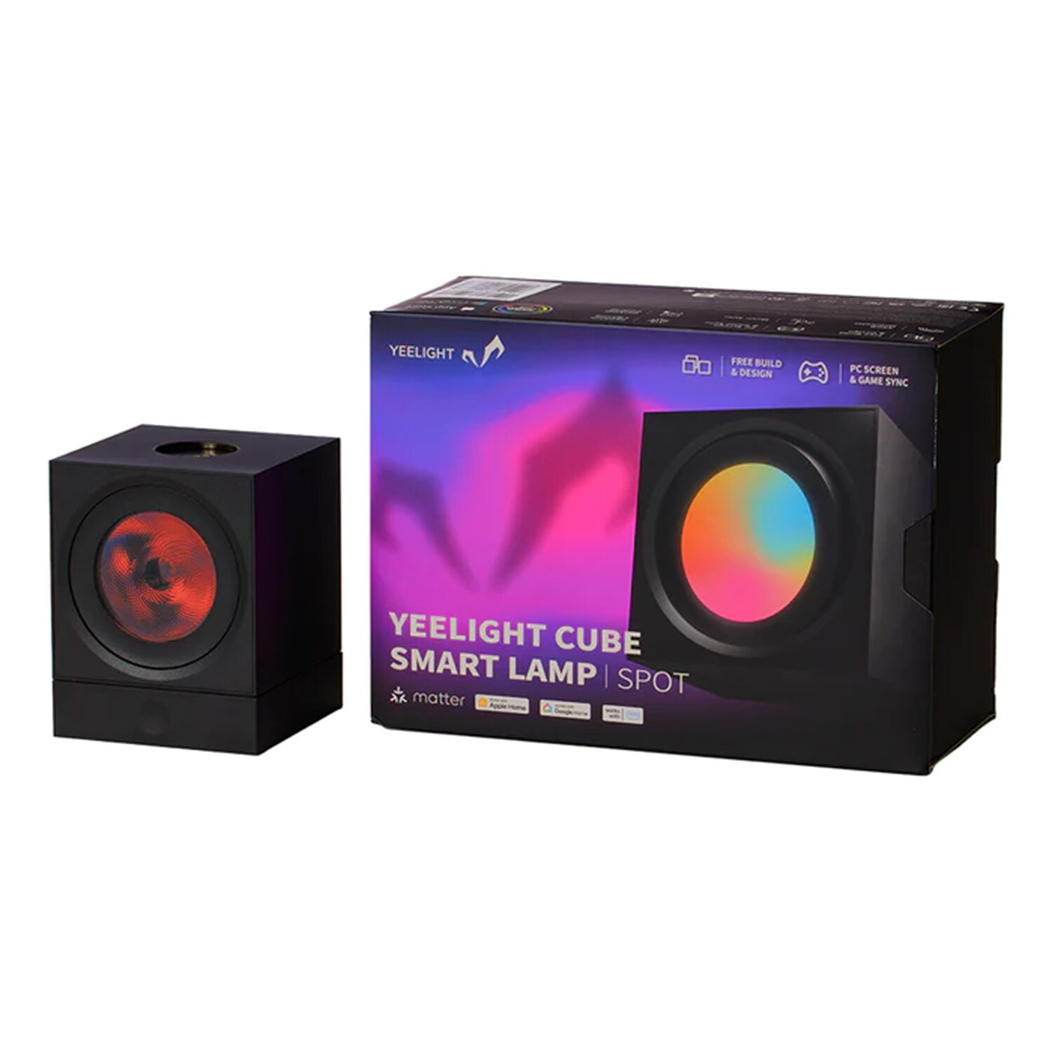 Light Gaming Cube Spot and Rooted Base WLAN