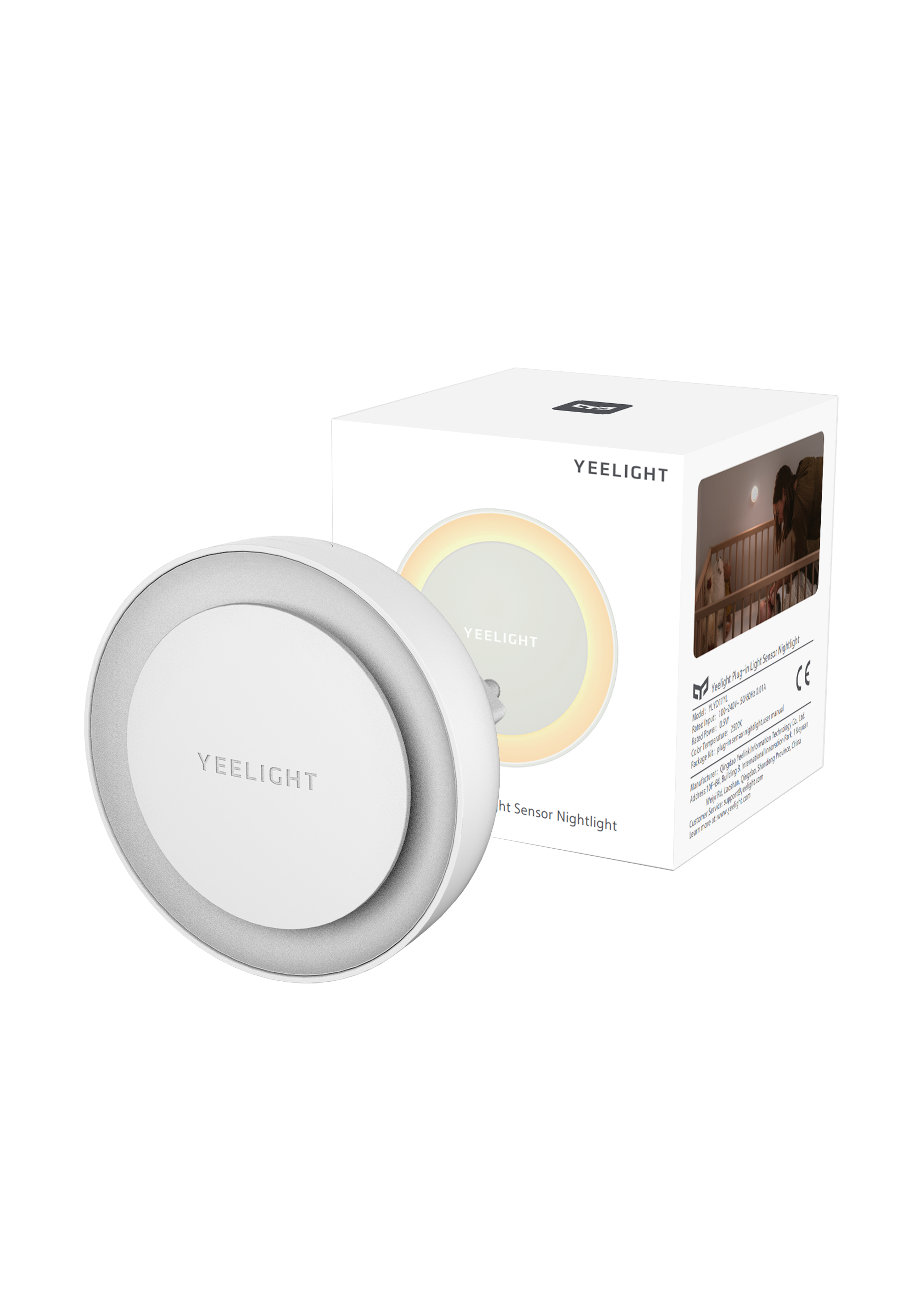 YEELIGHT Plug-in Light Sensor Nightlight Plug-in Lichtsensor-Nachtlicht WLAN - Bild 1
