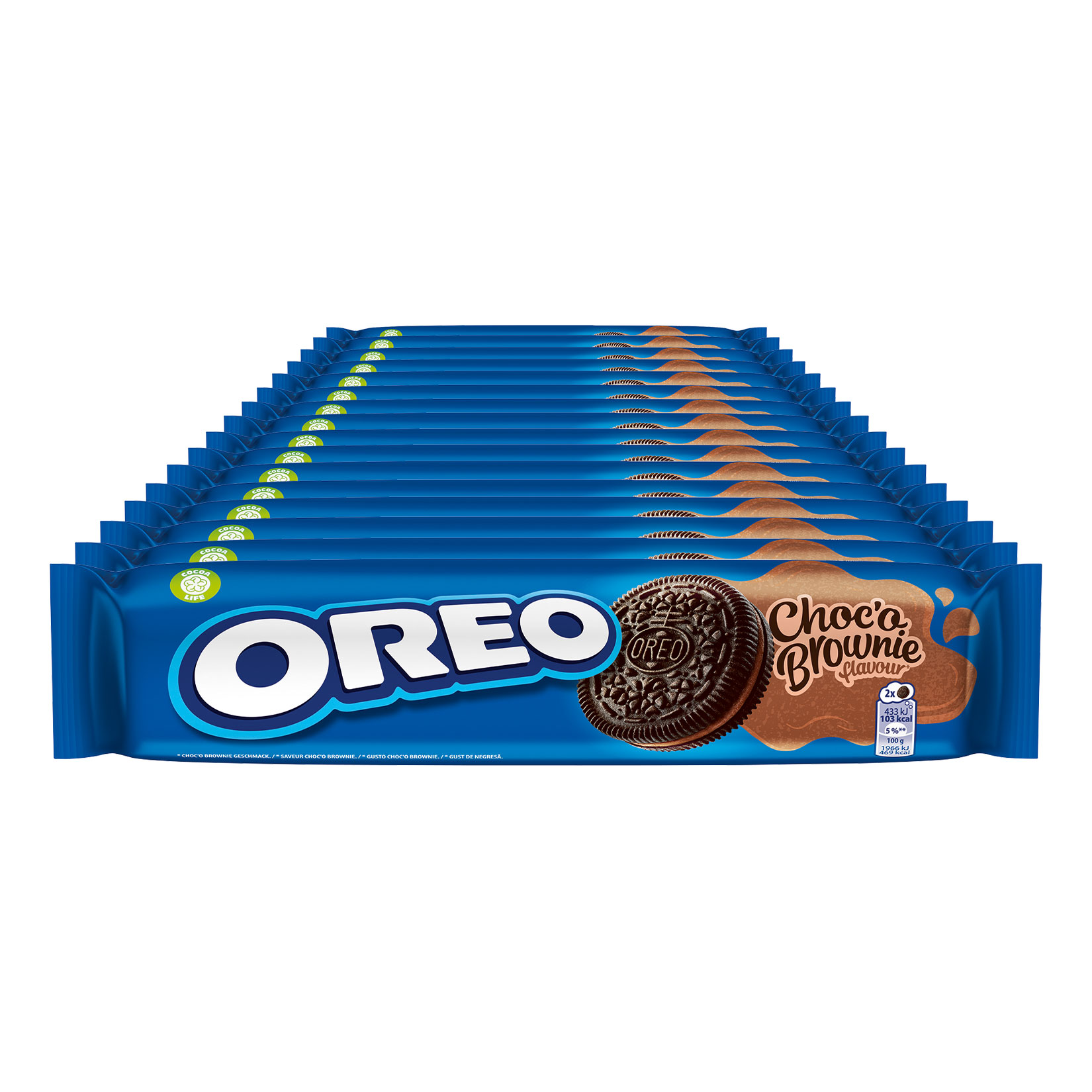 Oreo Choc'o Brownie 154 g, 16er Pack - Bild 1