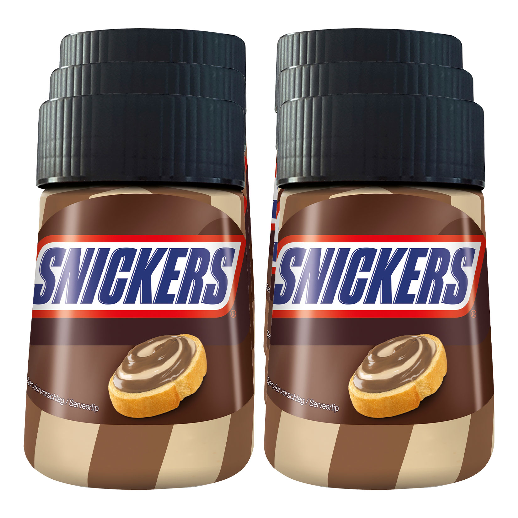 Snickers Brotaufstrich 350 g, 6er Pack - Bild 1