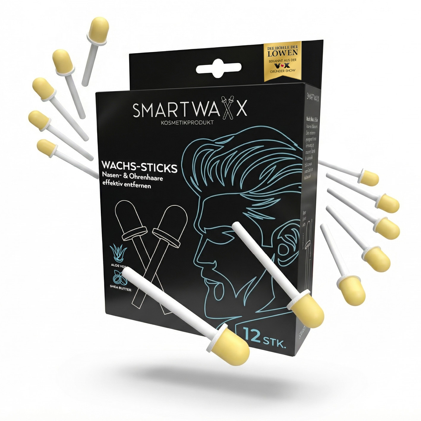 SMARTWAXX Haarentfernungsst&auml;bchen wei&szlig; 12er-Set - Bild 1