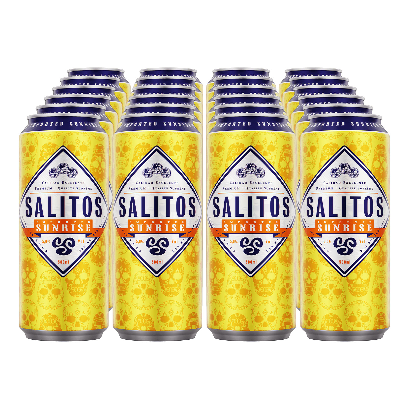 Salitos Sunrise 5,0 % vol 0,5 Liter, 24er Pack - Bild 1