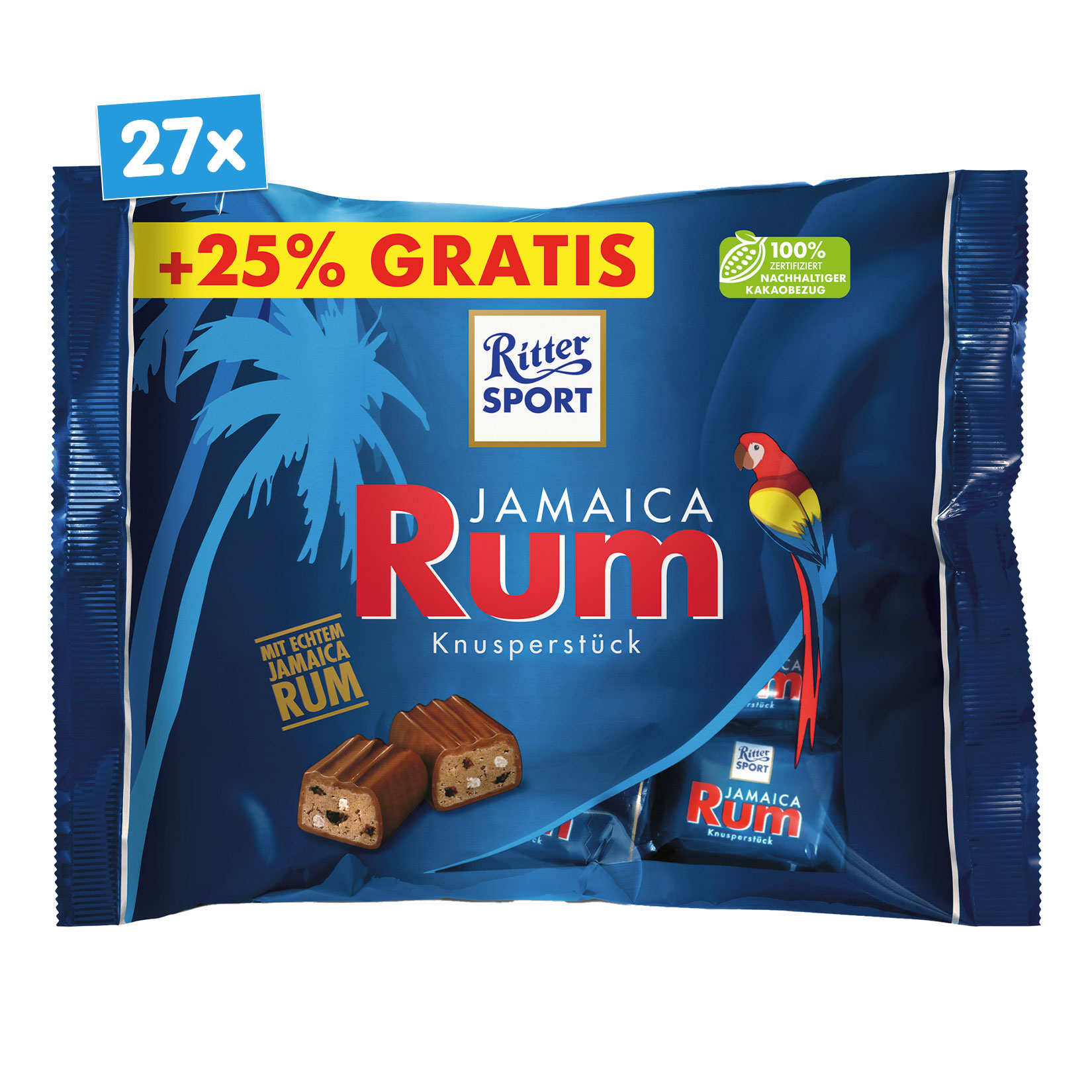 Ritter Sport Rum 250 g, 27er Pack - Bild 1