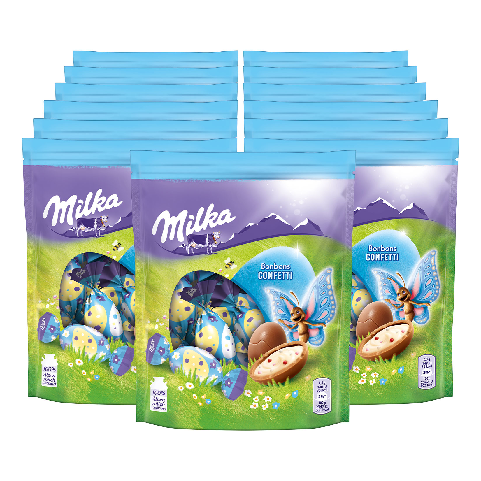 Milka Bonbons Confetti 86 g, 13er Pack - Bild 1