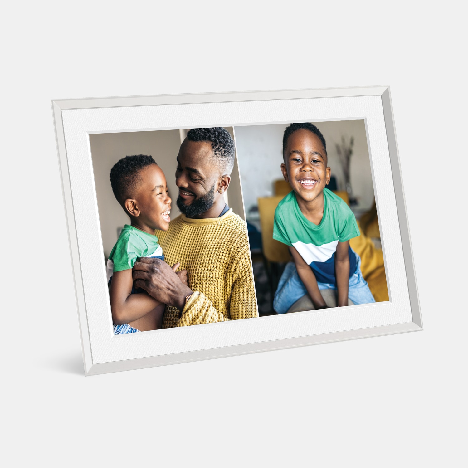 Carver by Aura Intelligenter digitaler Bilderrahmen 10,1 Zoll HD WLAN Clay with White Mat - Bild 1