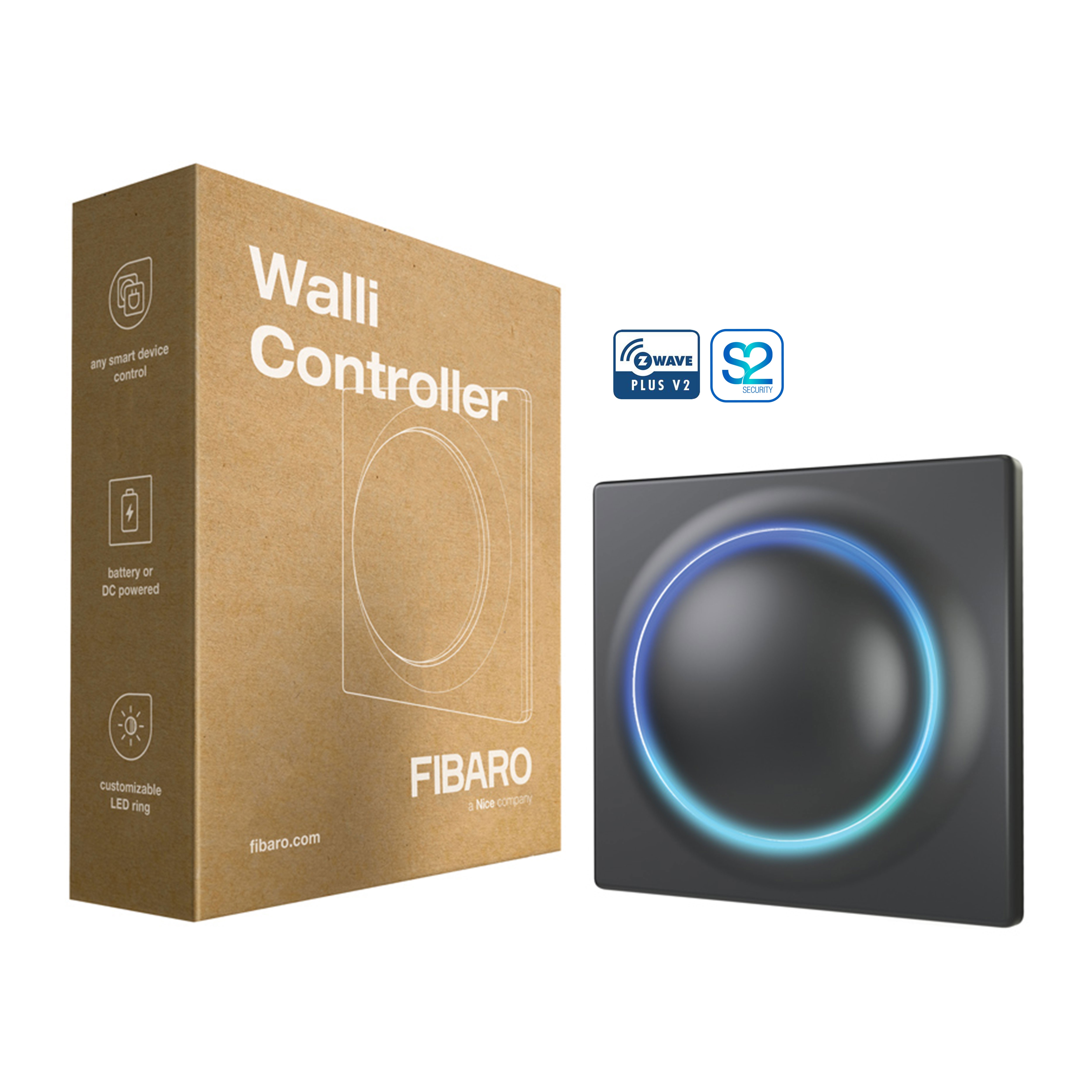FIBARO Walli Controller (Schwarz) - Bild 1