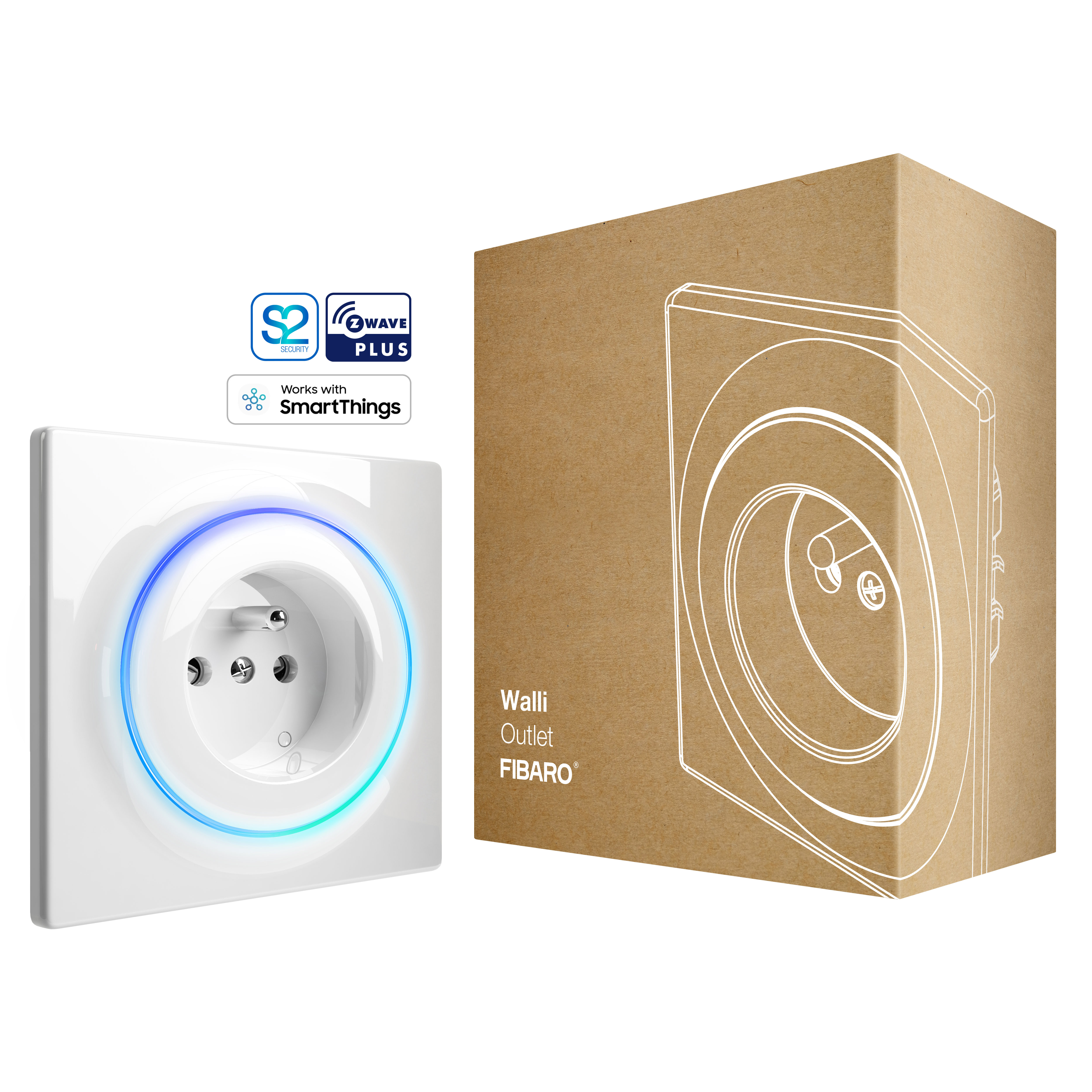 FIBARO Walli Outlet Typ E (Wei&szlig;) - Bild 1