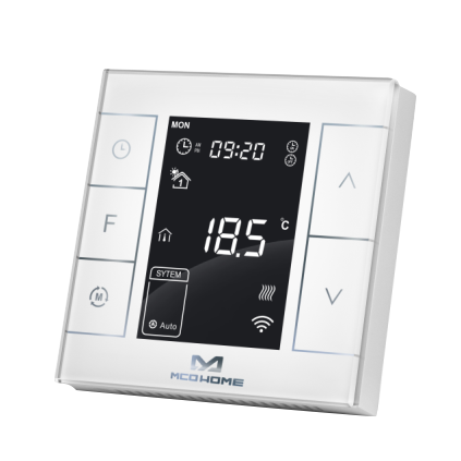 MCO Home Thermostat MH7 f&uuml;r Wasserheizungen (mit Feuchtigkeitssensor) Version 2 white - Bild 1